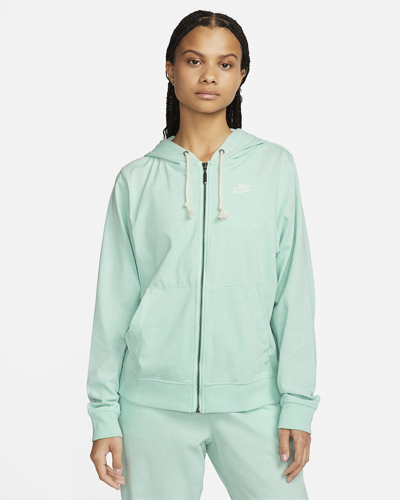 call out compass Mover Nike Sportswear Gym Vintage Women's Full-Zip Hoodie. Nike.com