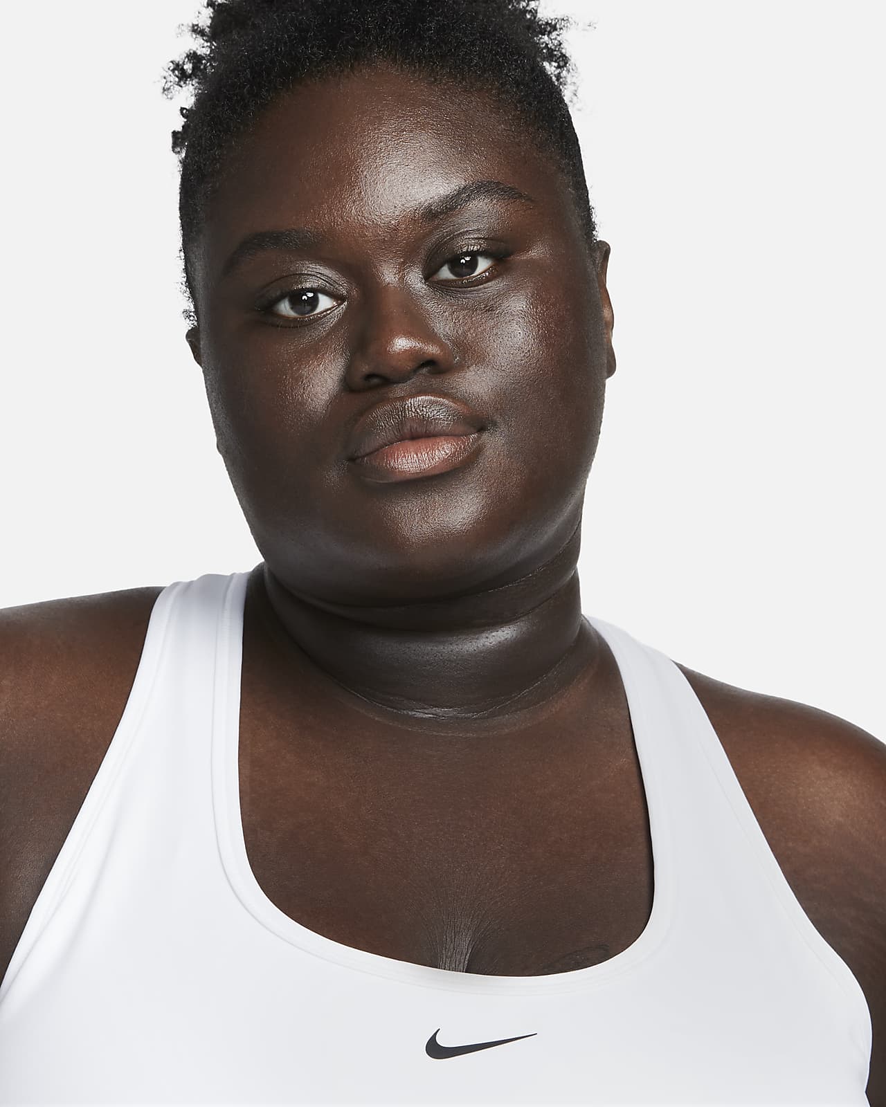 Nike Sports Bra Swoosh Light Support - Black/White Women
