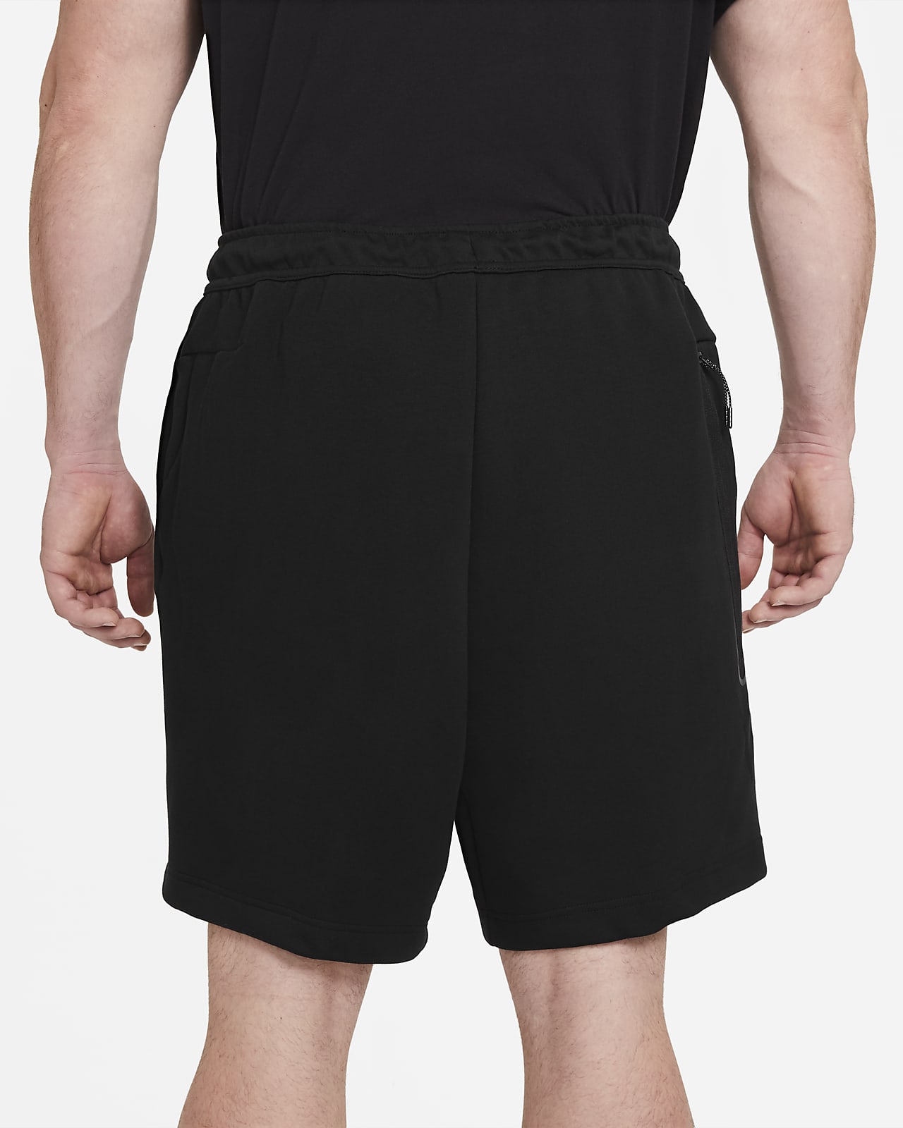 nike sportswear tech fleece shorts black