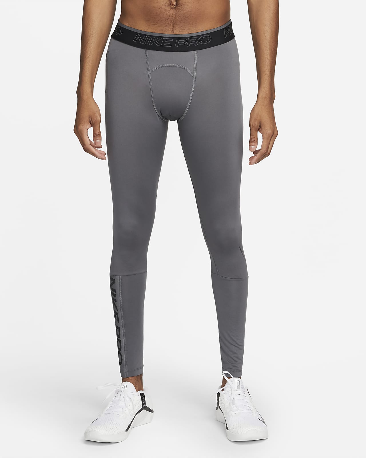 grey nike pro leggings