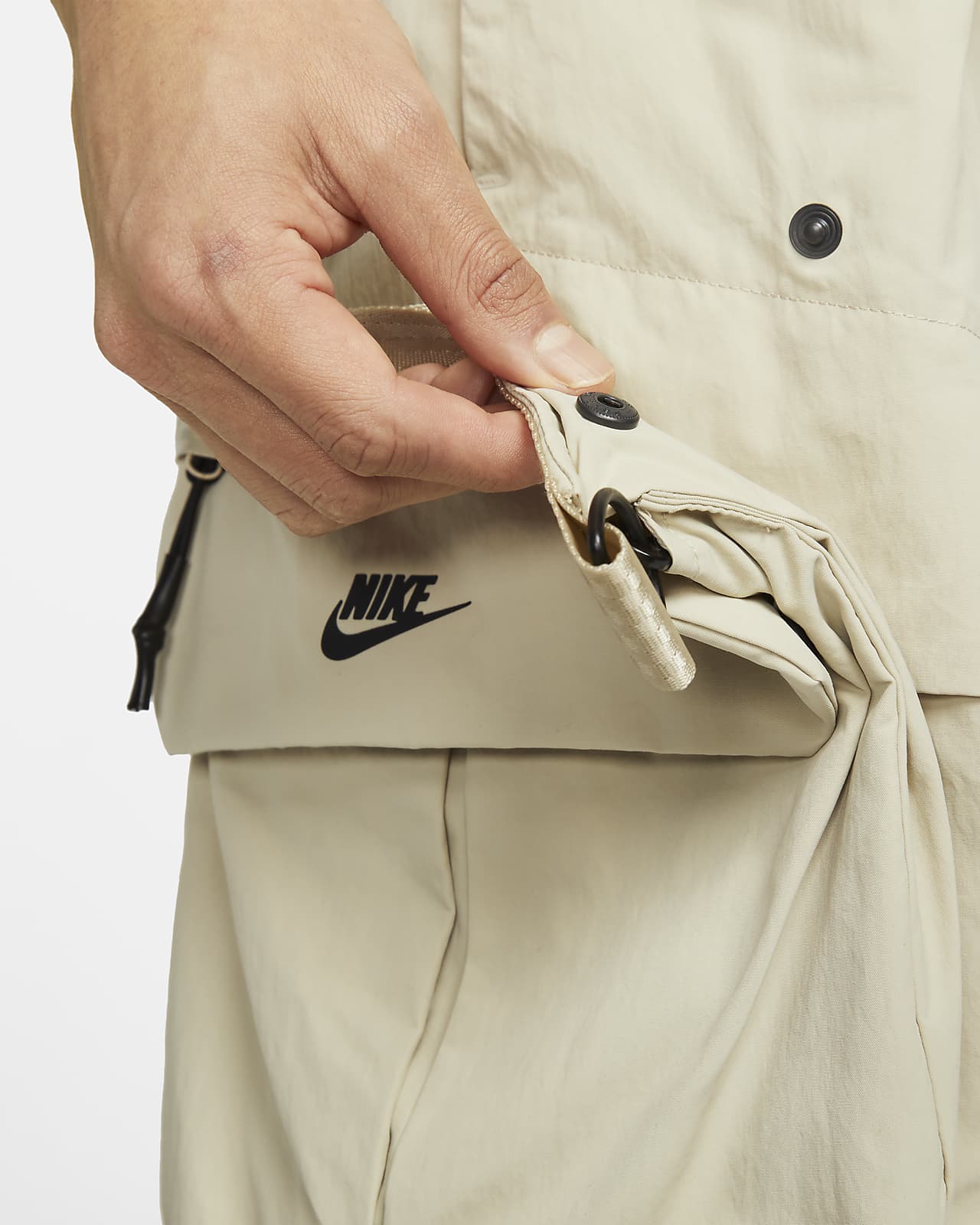 woven unlined utility shorts