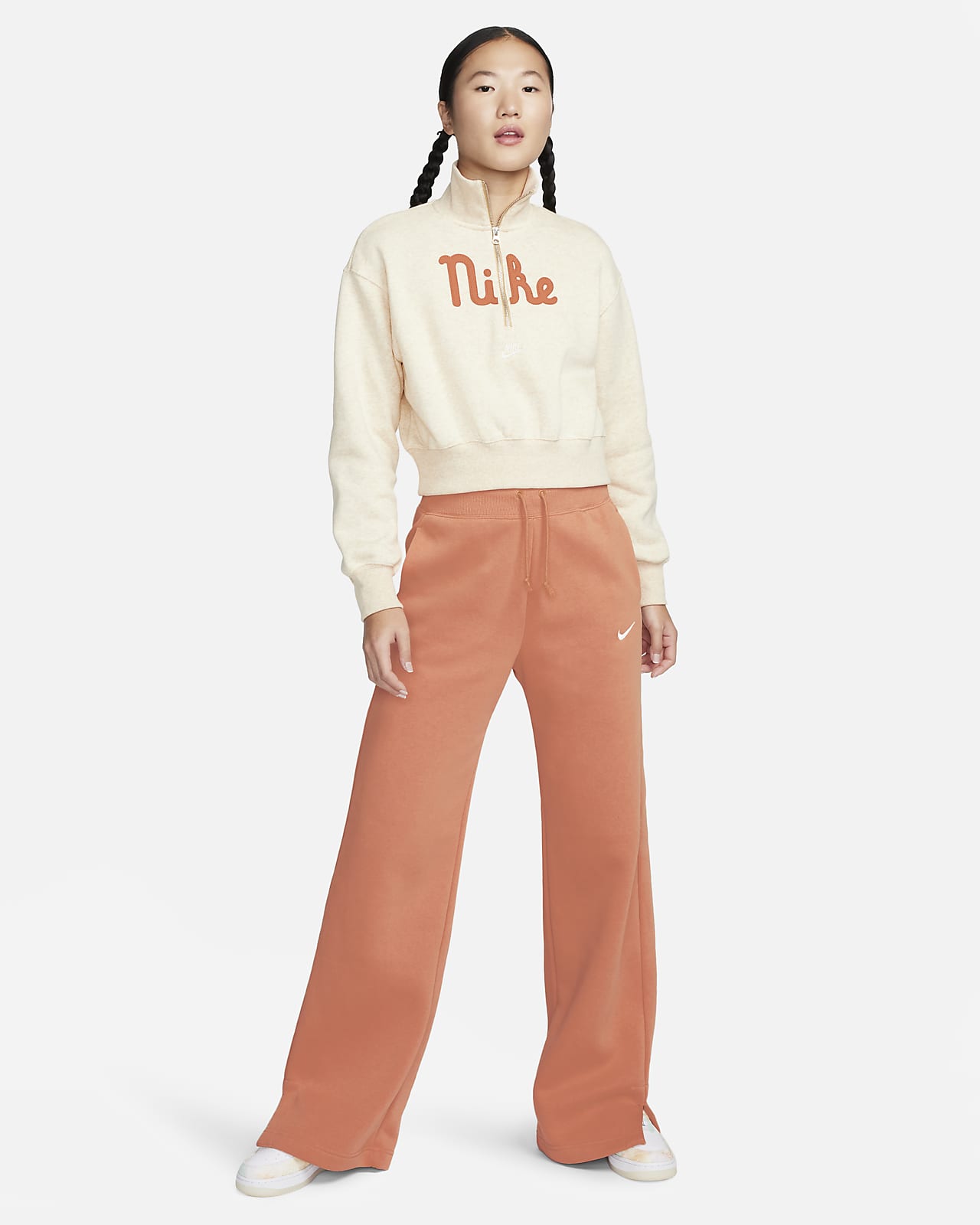 Sudadera crop nike online