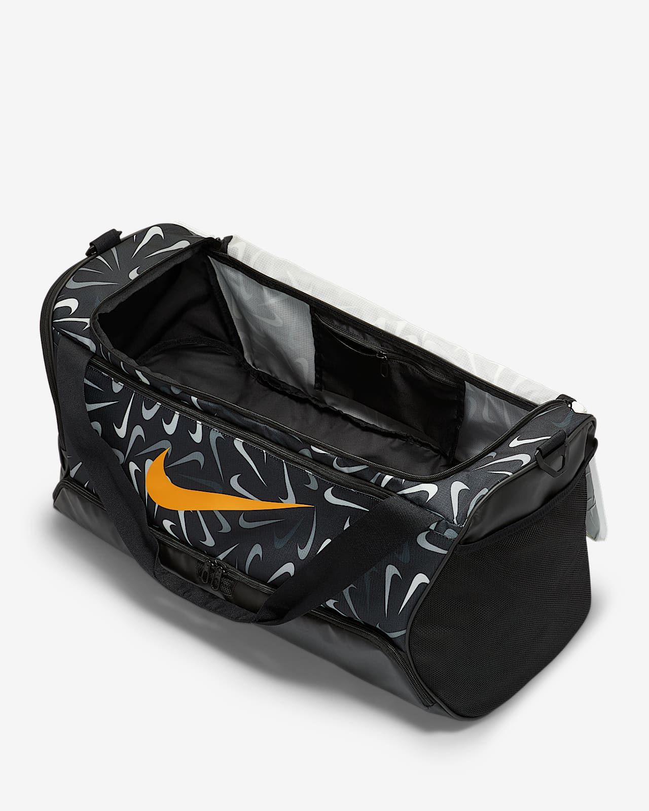 Maleta de entrenamiento estampada Nike Brasilia 9.5 (mediana, 60L). Nike.com