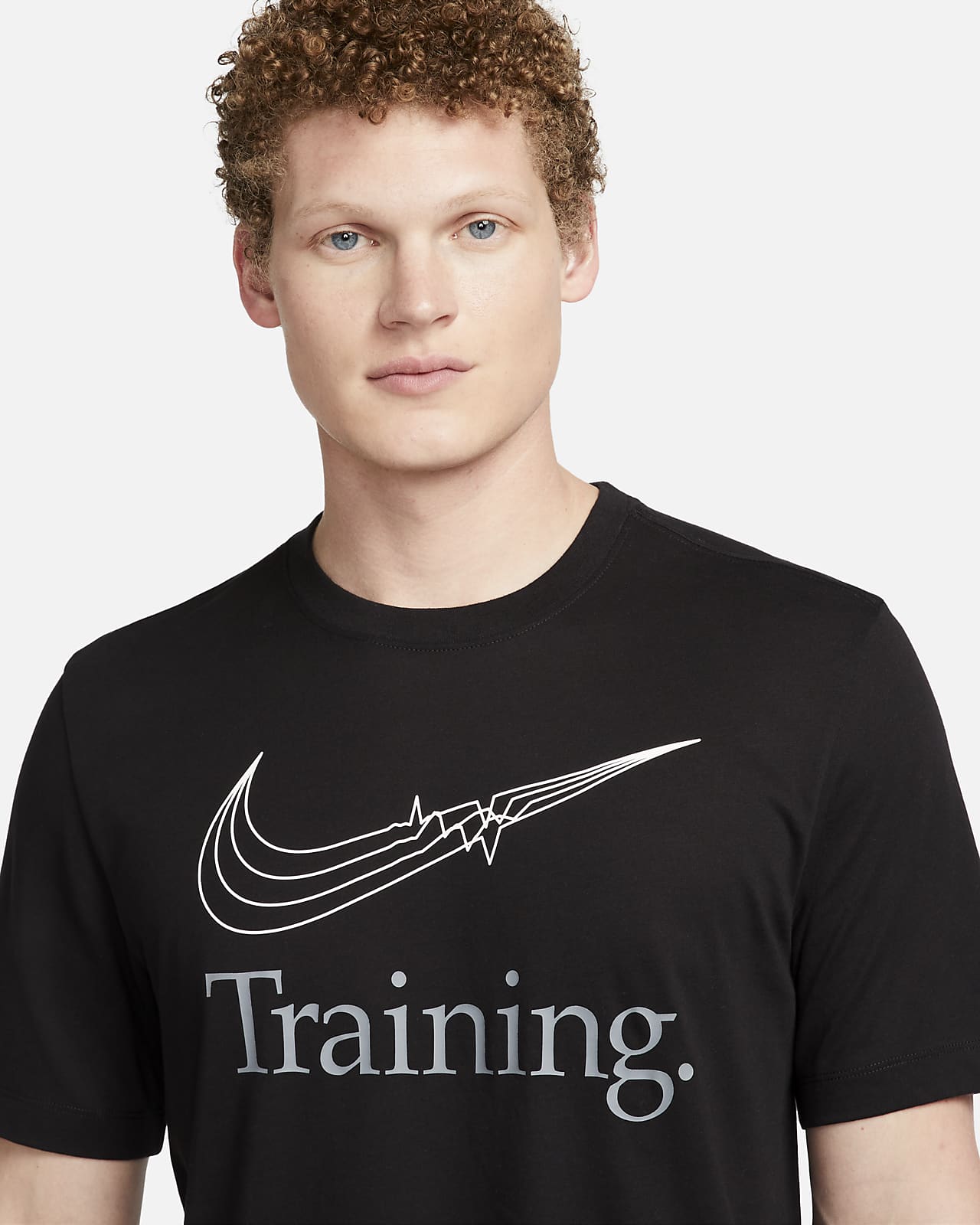 Nike, Yoga Dri-FIT teknisk t-skjorte herre, root, Blå