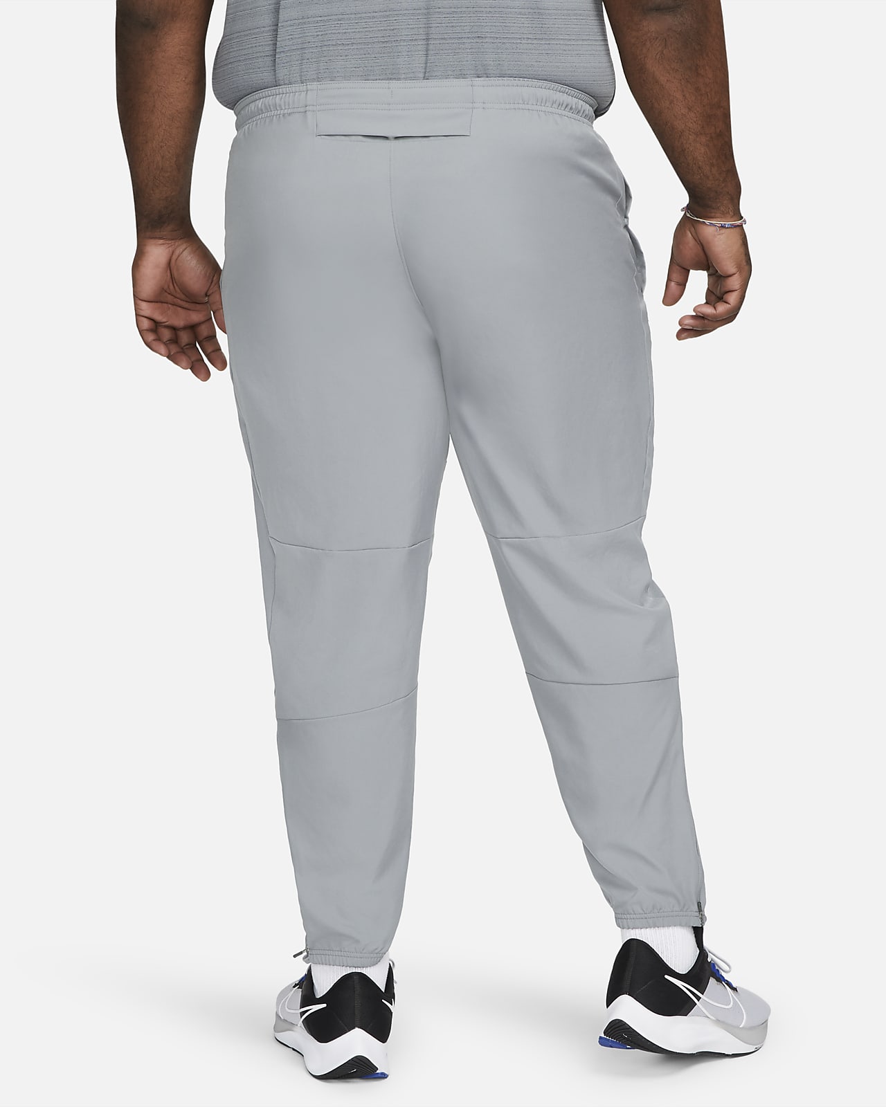 Nike Dri-Fit Black Men M Joggers Running Pants zipper pockets Taper legs  EUC – CDE