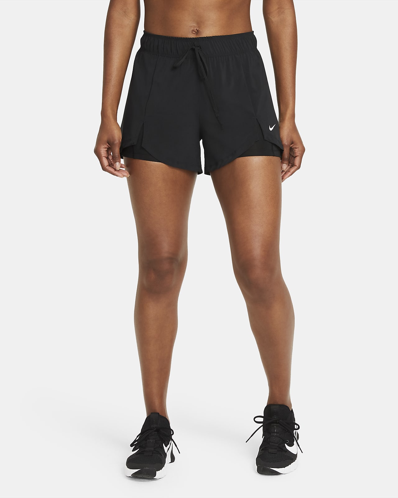 Calções de treino Nike Flex 2-in-1 para mulher. Nike