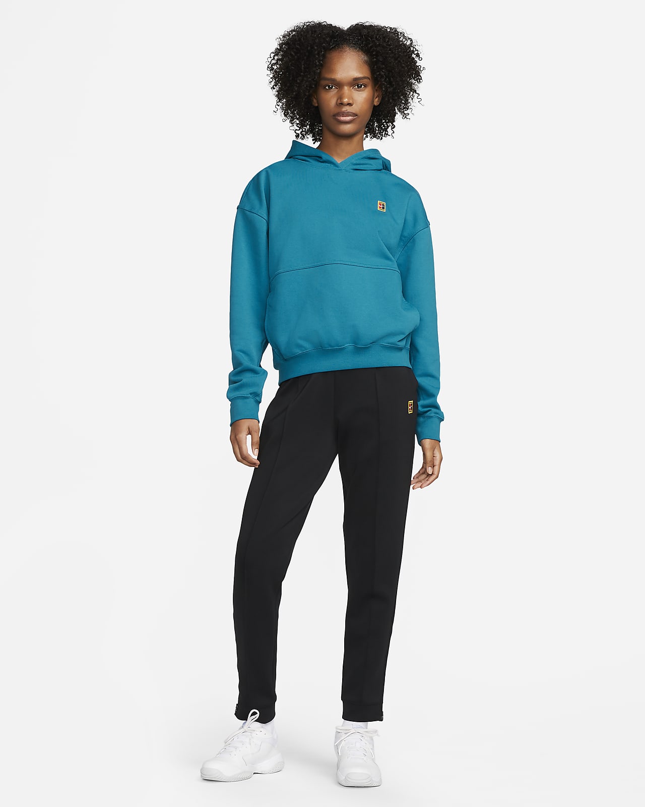 NikeCourt Women's Fleece Tennis Hoodie. Nike CH