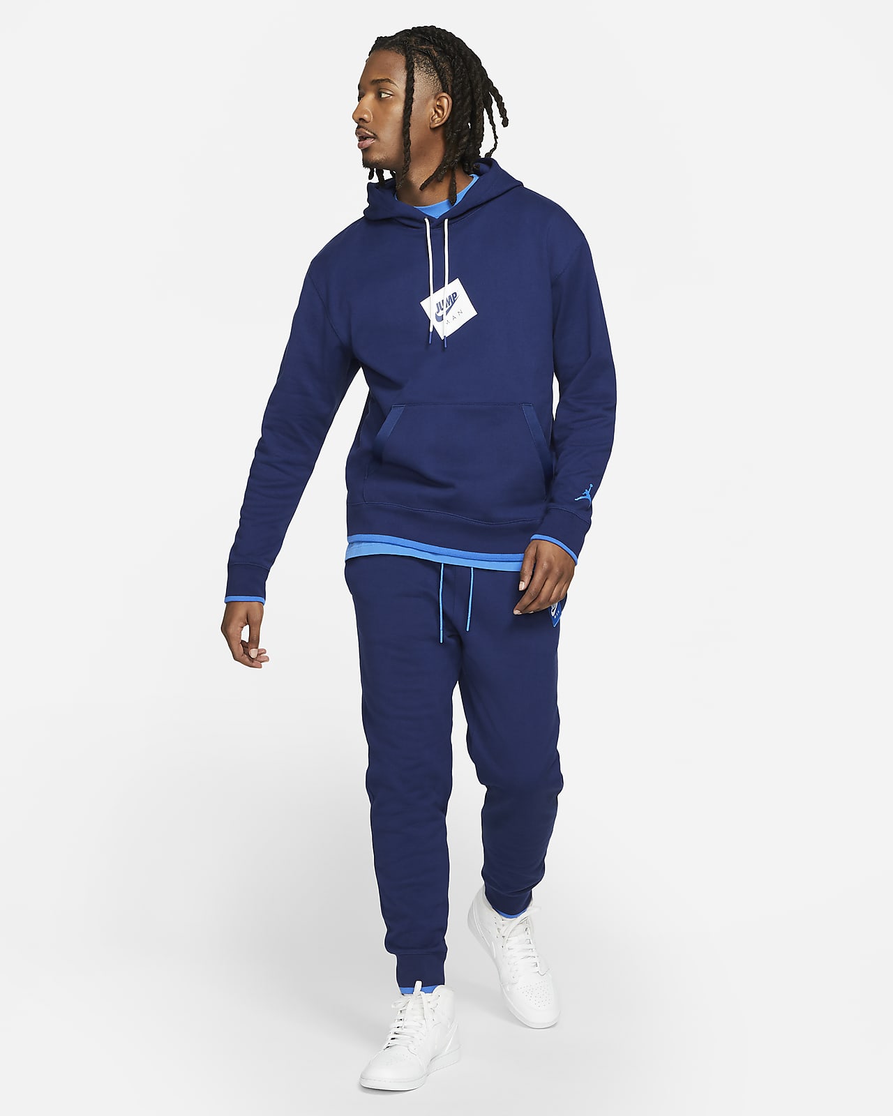 Printed Fleece Pullover Hoodie. Nike LU