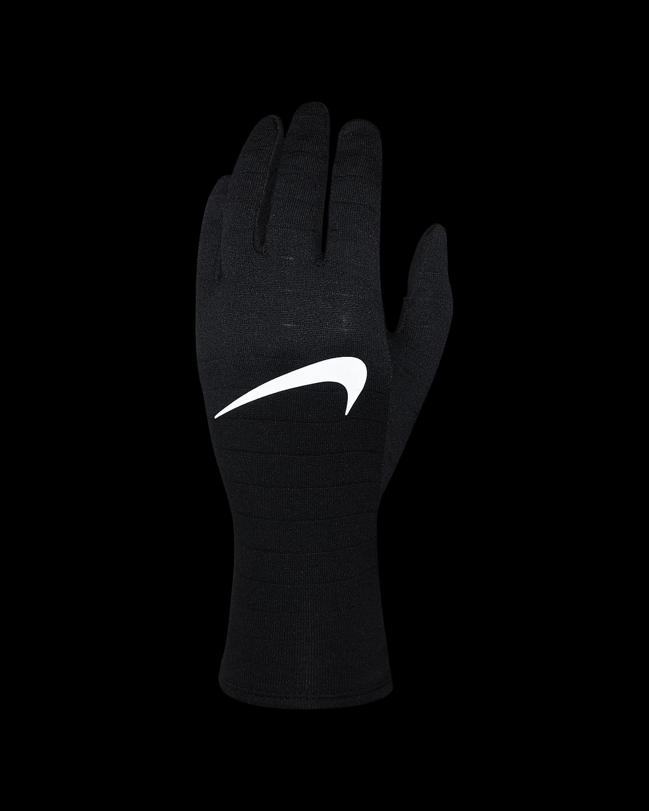 Nike Miler Guantes de Running - Black/Silver
