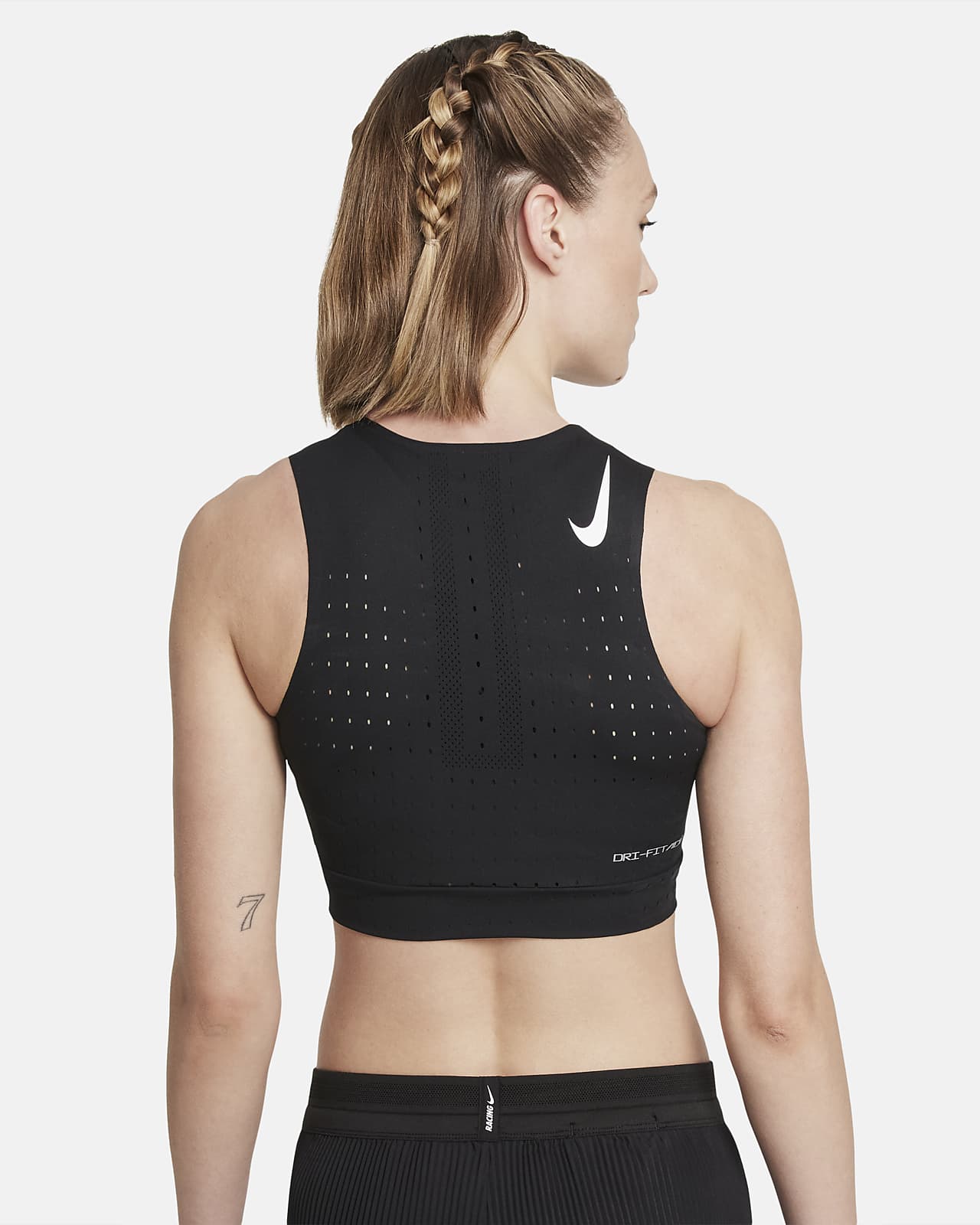nike performance aeroswift crop