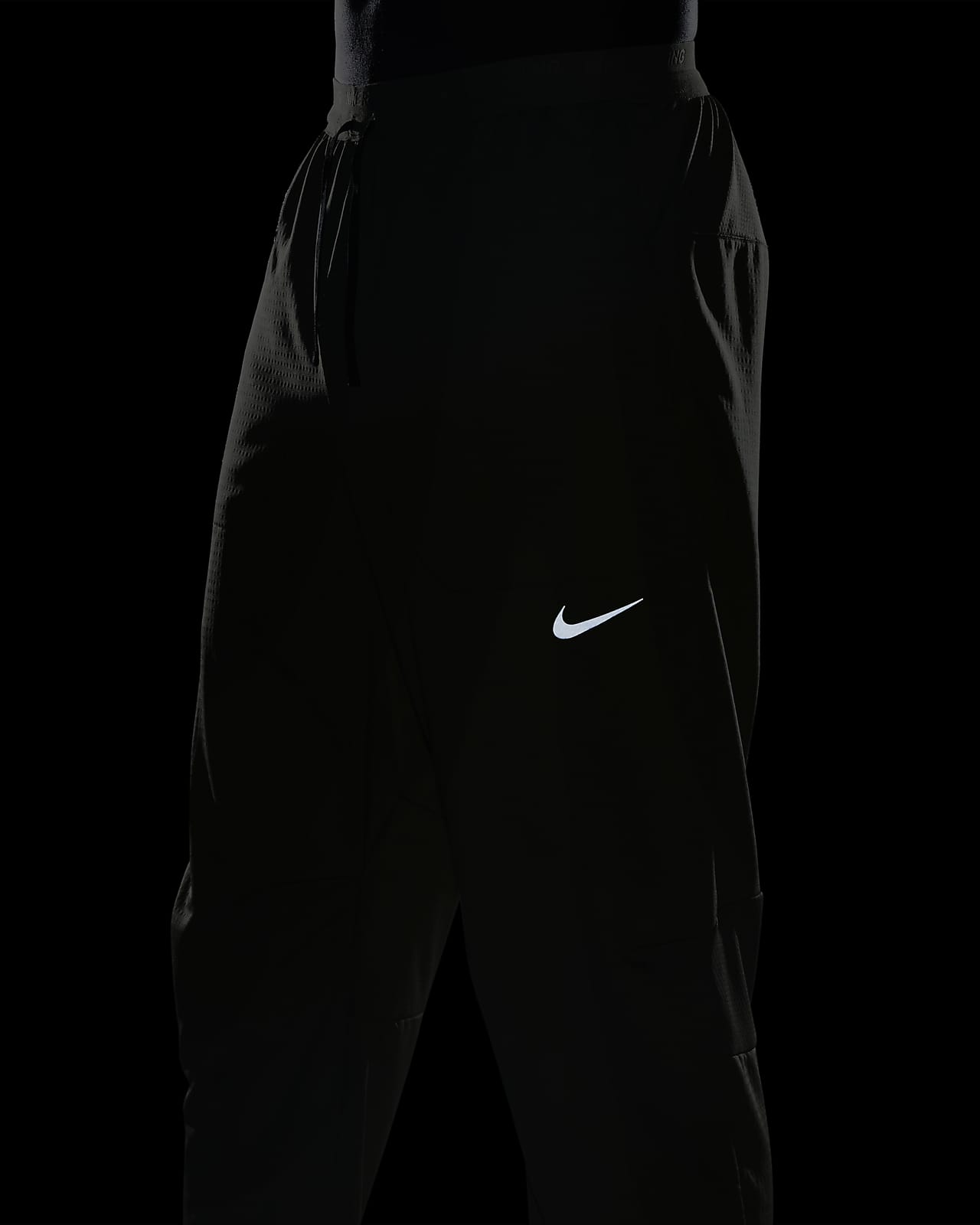 Nike Mens Dri-fit Phenom Running Pants Size Large Black for sale online