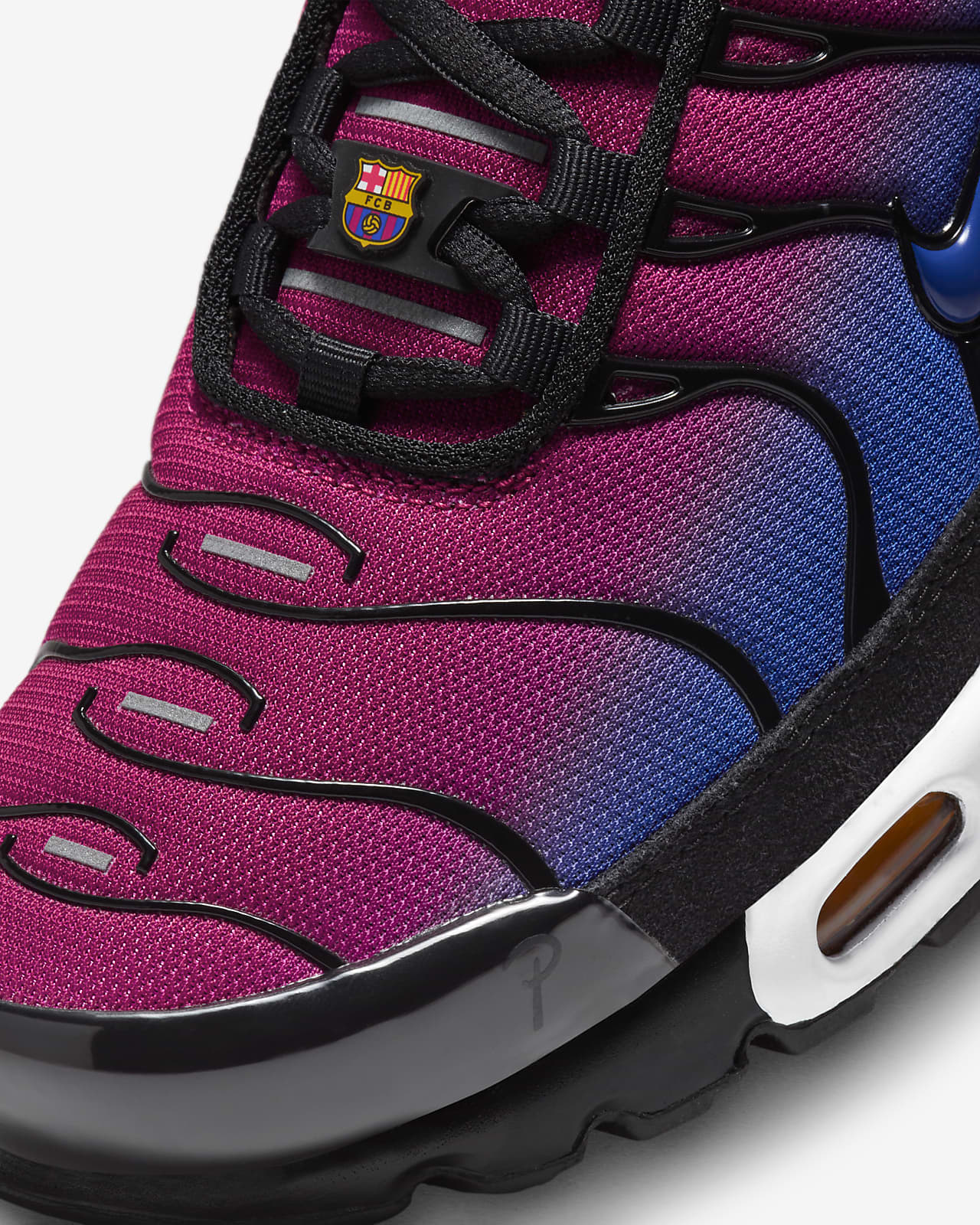 zapatillas nike rosa y negra