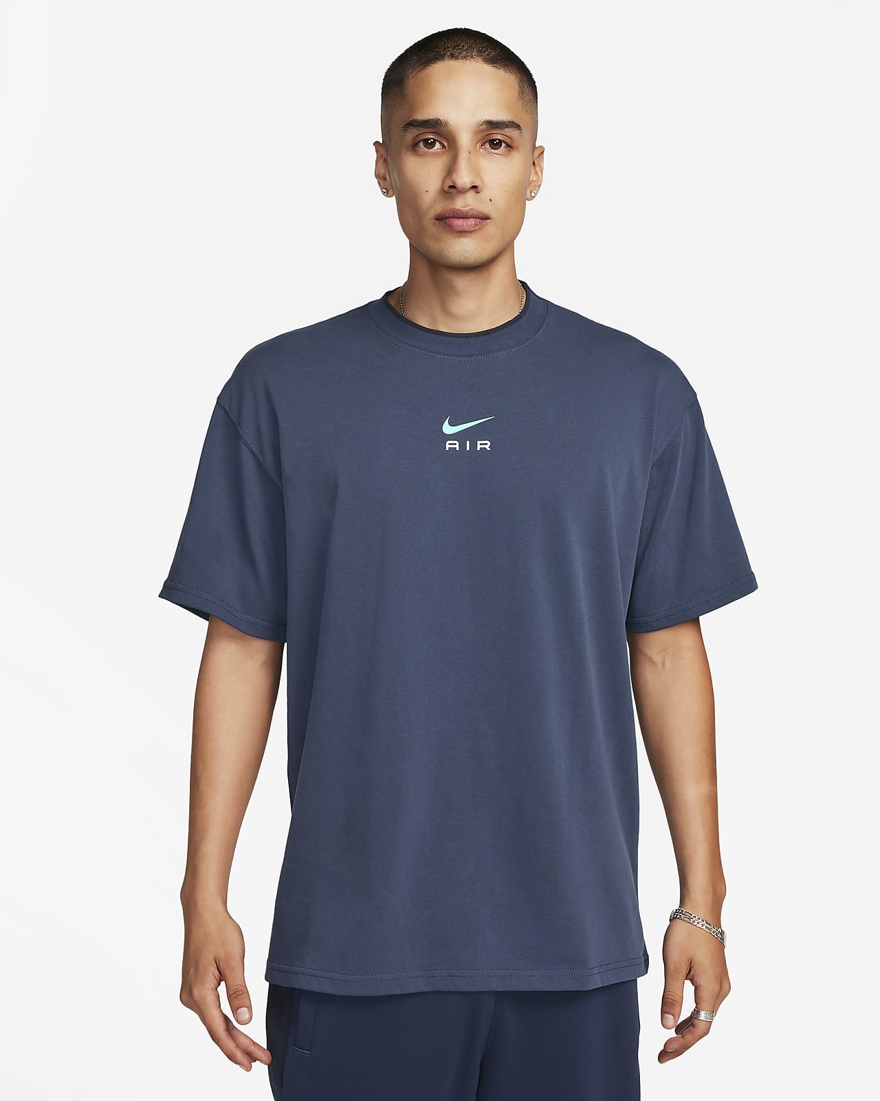 Blue nike 2025 air shirt