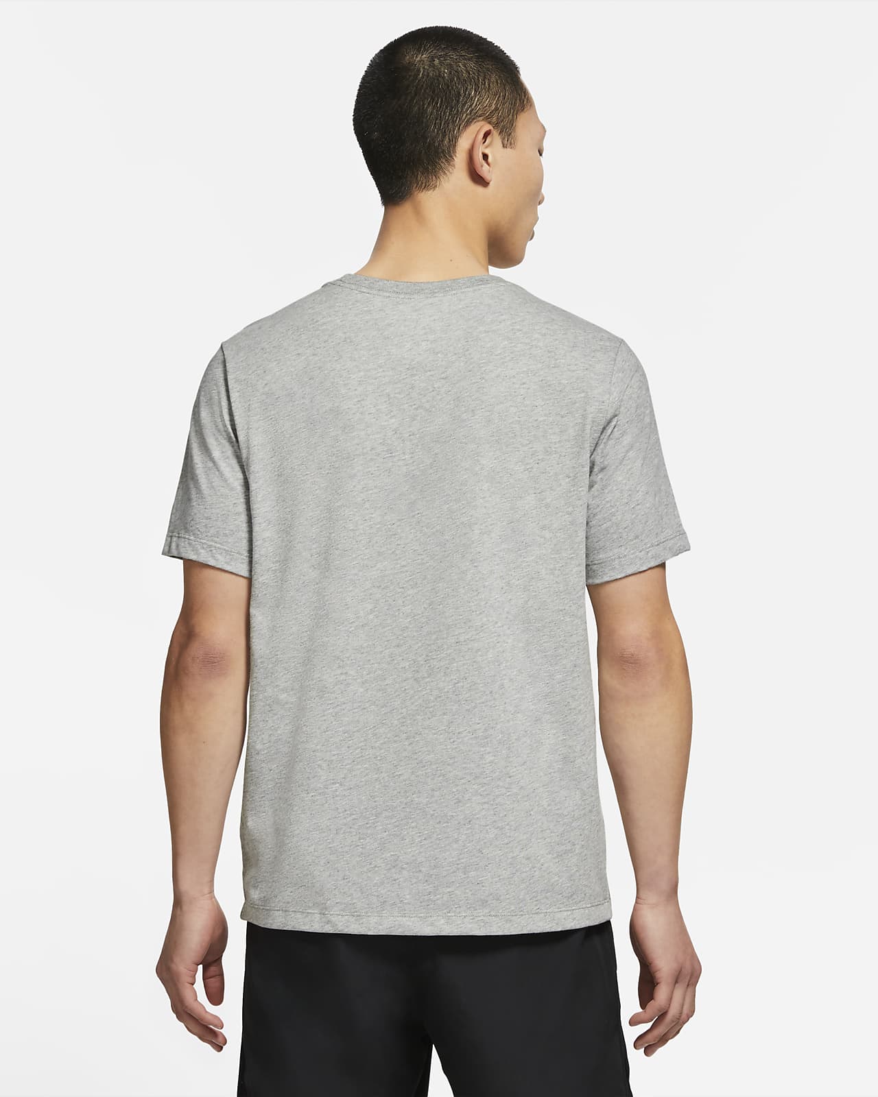 grey nike dri fit t shirt