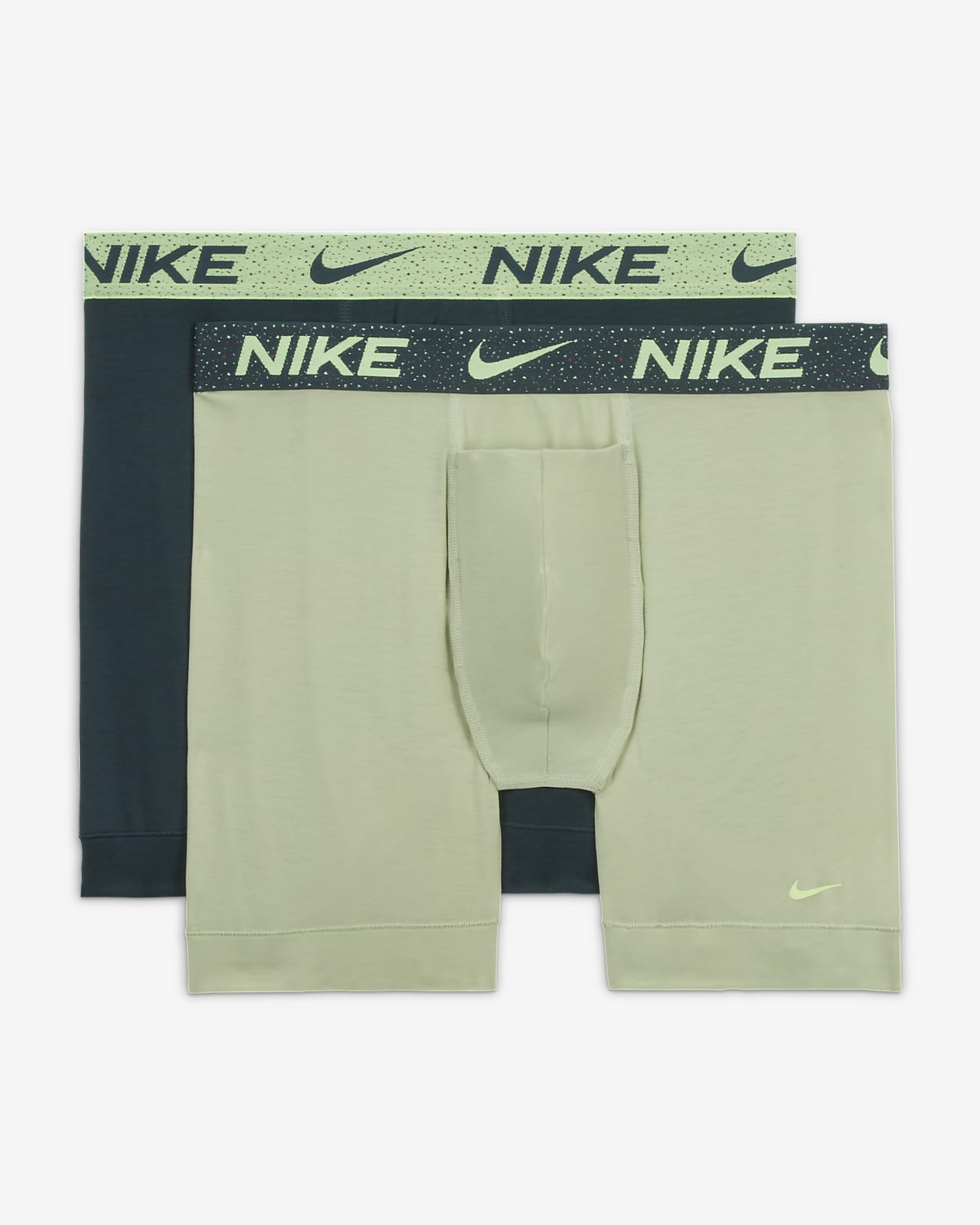 Nike Men`s Dri-FIT ReLuxe Boxer Brief 2 Pack, B(ke1076-451)/G