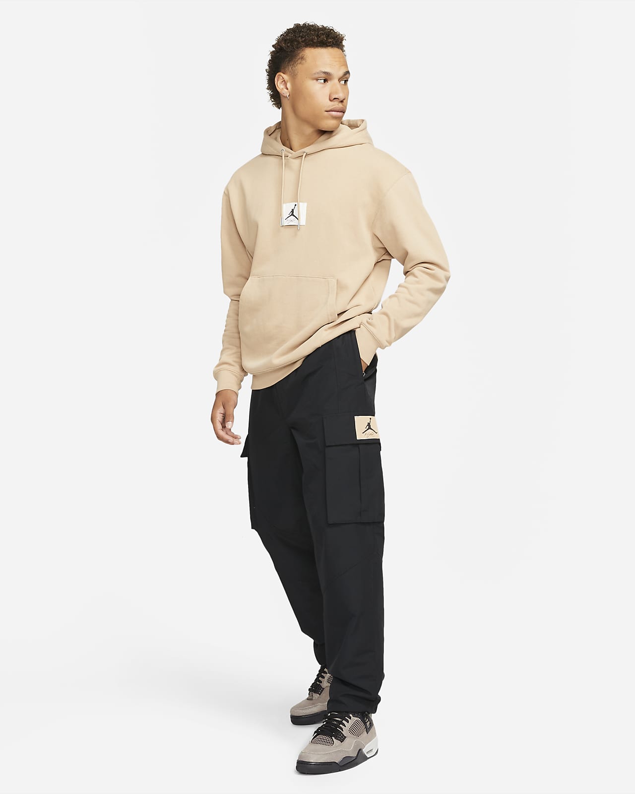 calça cargo com air jordan