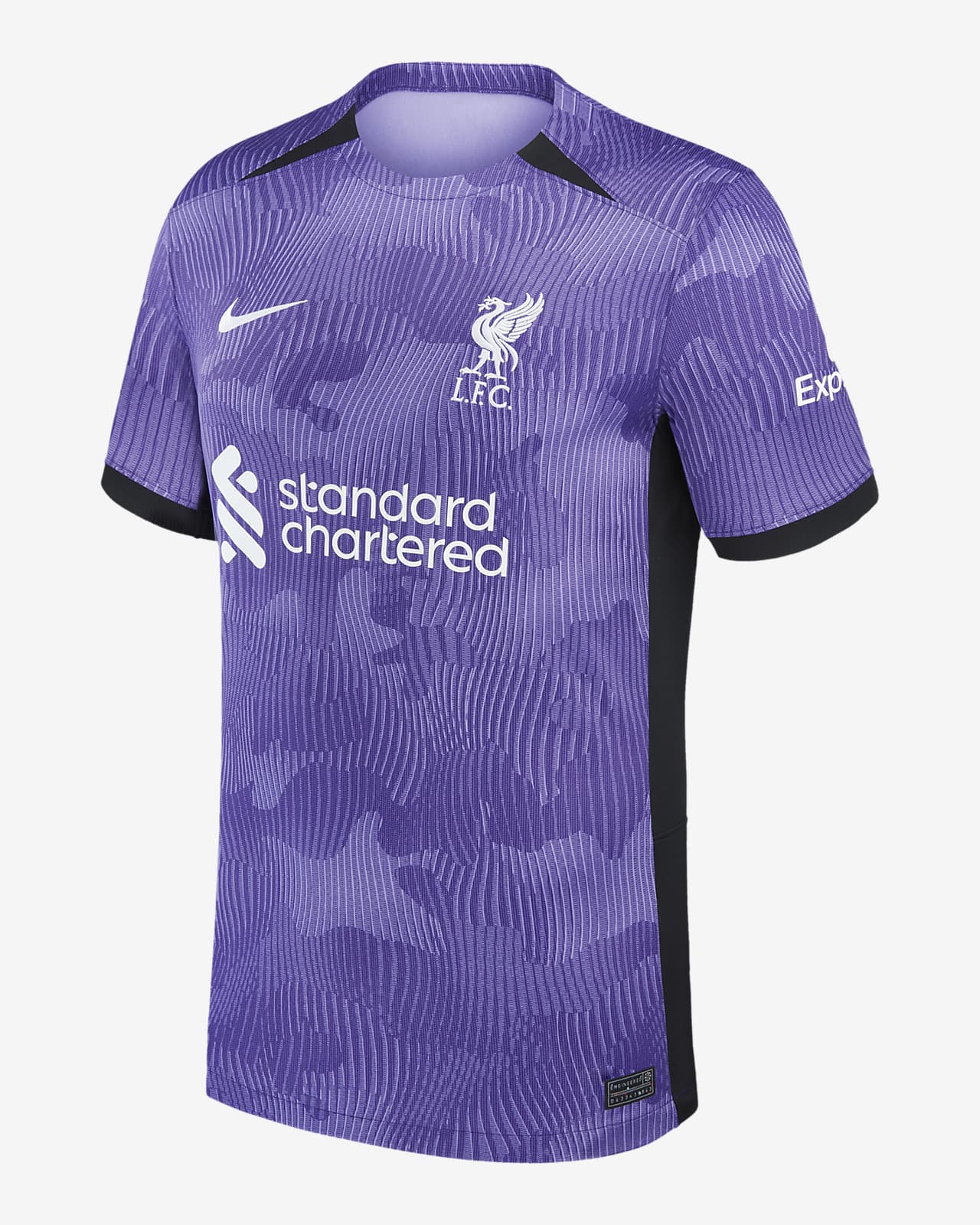 Youth Nike Mohamed Salah Purple Liverpool 2023/24 Third Stadium Replica Player Jersey Size: Medium