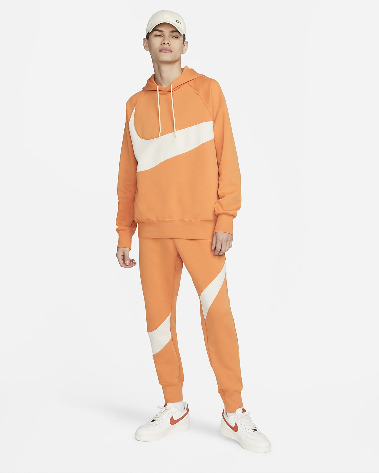 Felpa pullover con cappuccio Nike Sportswear Swoosh Tech Fleece - Uomo. Nike  IT