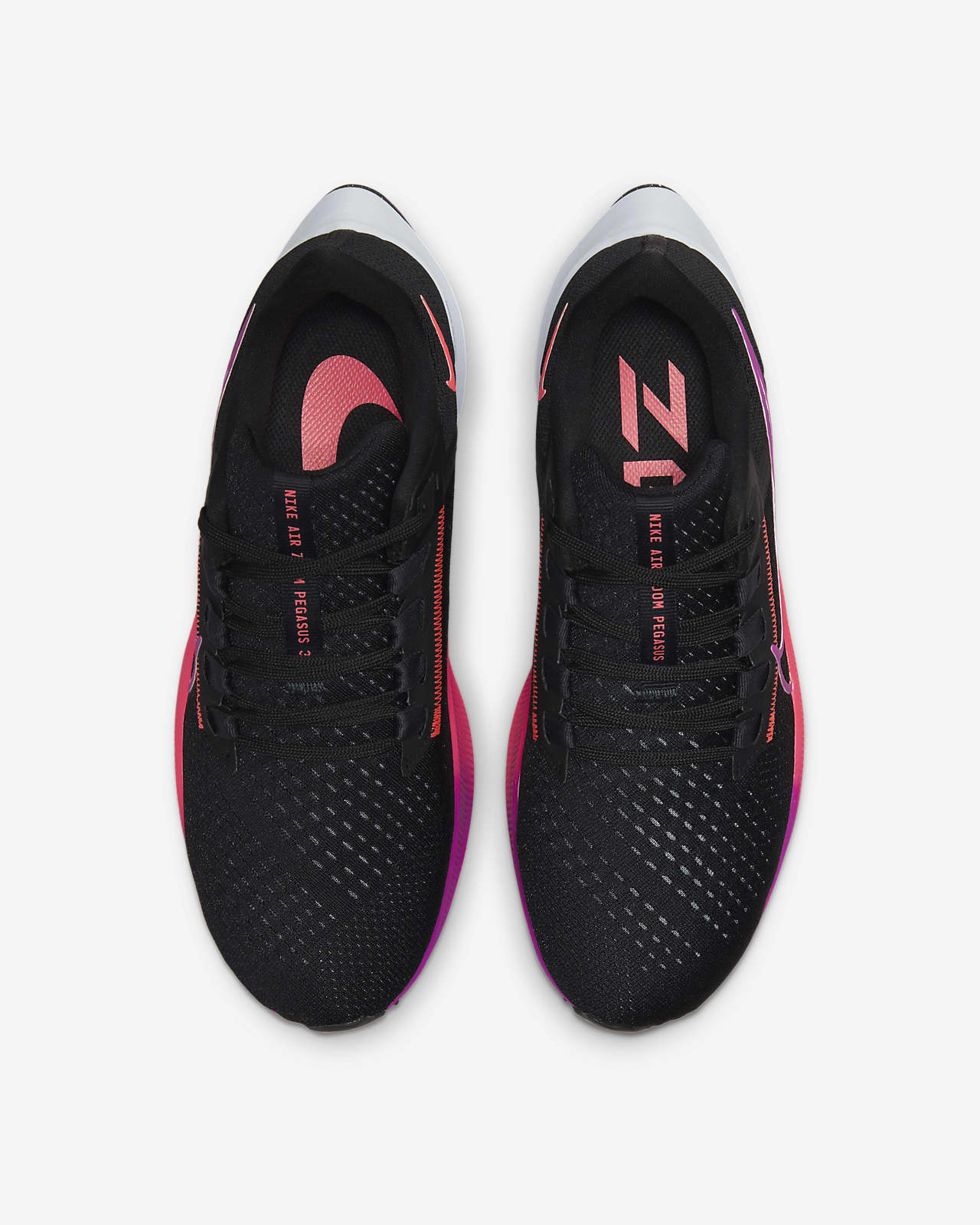 Nike Air Zoom Pegasus 38 Womens Running Shoe - black/white-anthracite-volt  CW7358-002