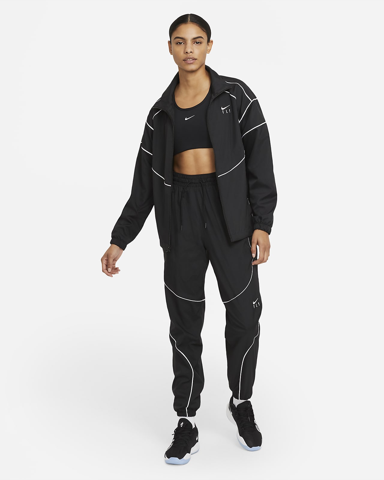 nike basketball jacket womens