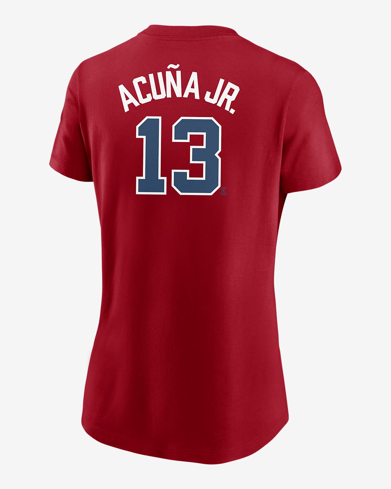 Toddler Atlanta Braves Ronald Acuna Jr. Nike Navy Player Name & Number T- Shirt