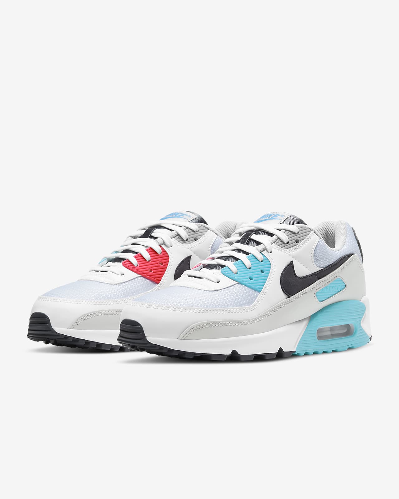 nike air max 90 mens red and white