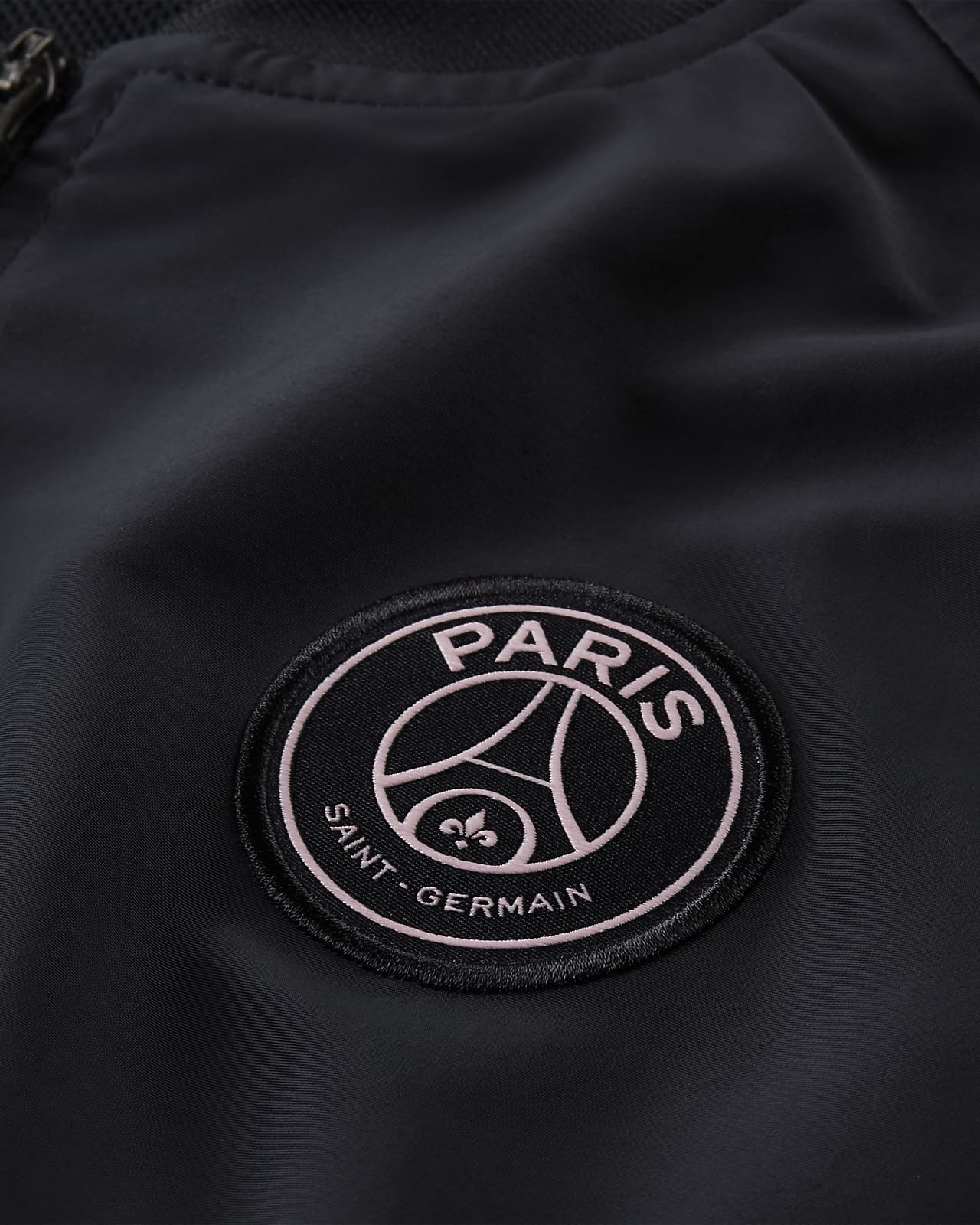 Paris Saint-Germain Nike Voetbaljack met Dri-FIT en rits voor heren. Nike BE