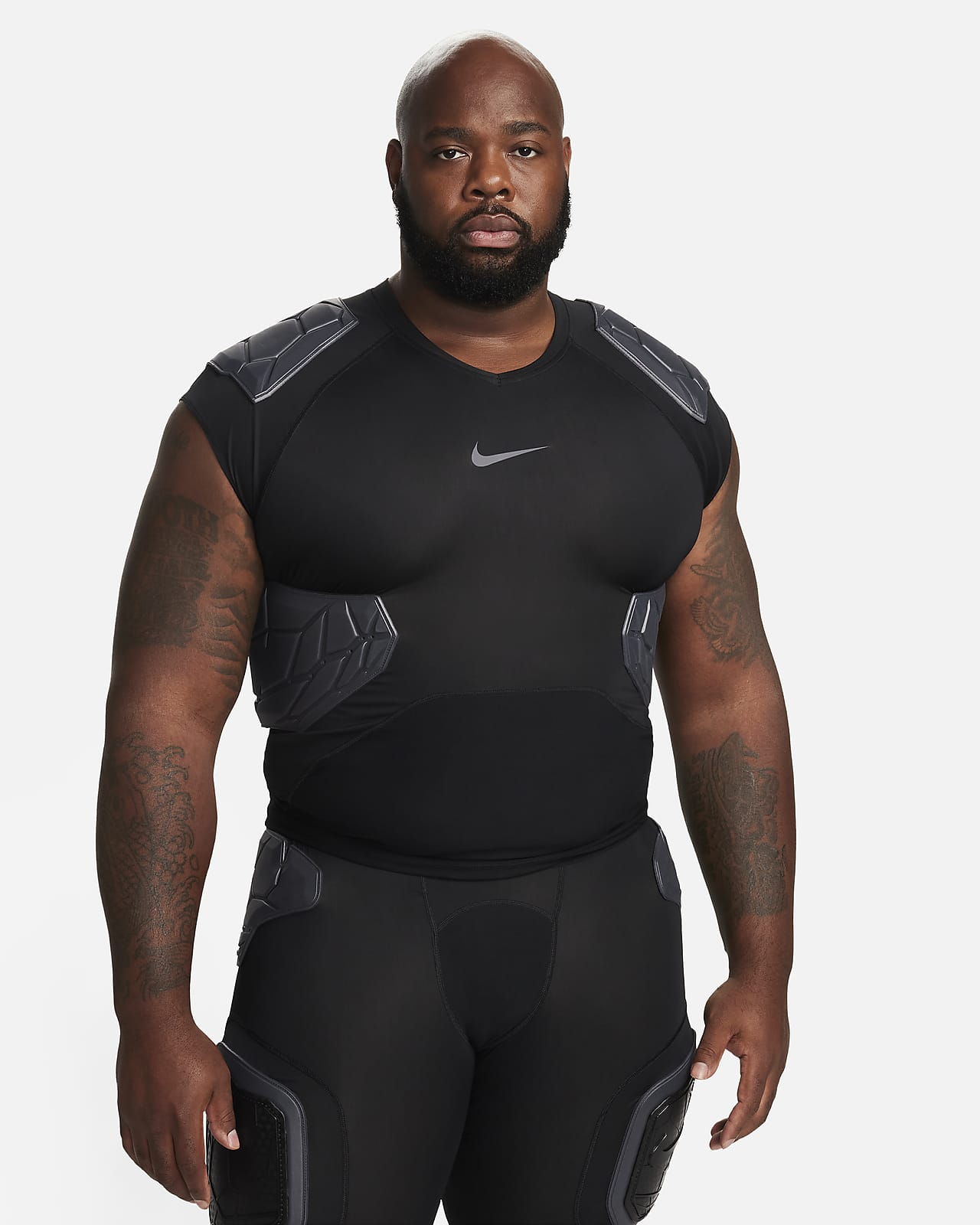 Nike Pro Combat Padded Compression Shirt (XL, 2XL, 3XL) – American