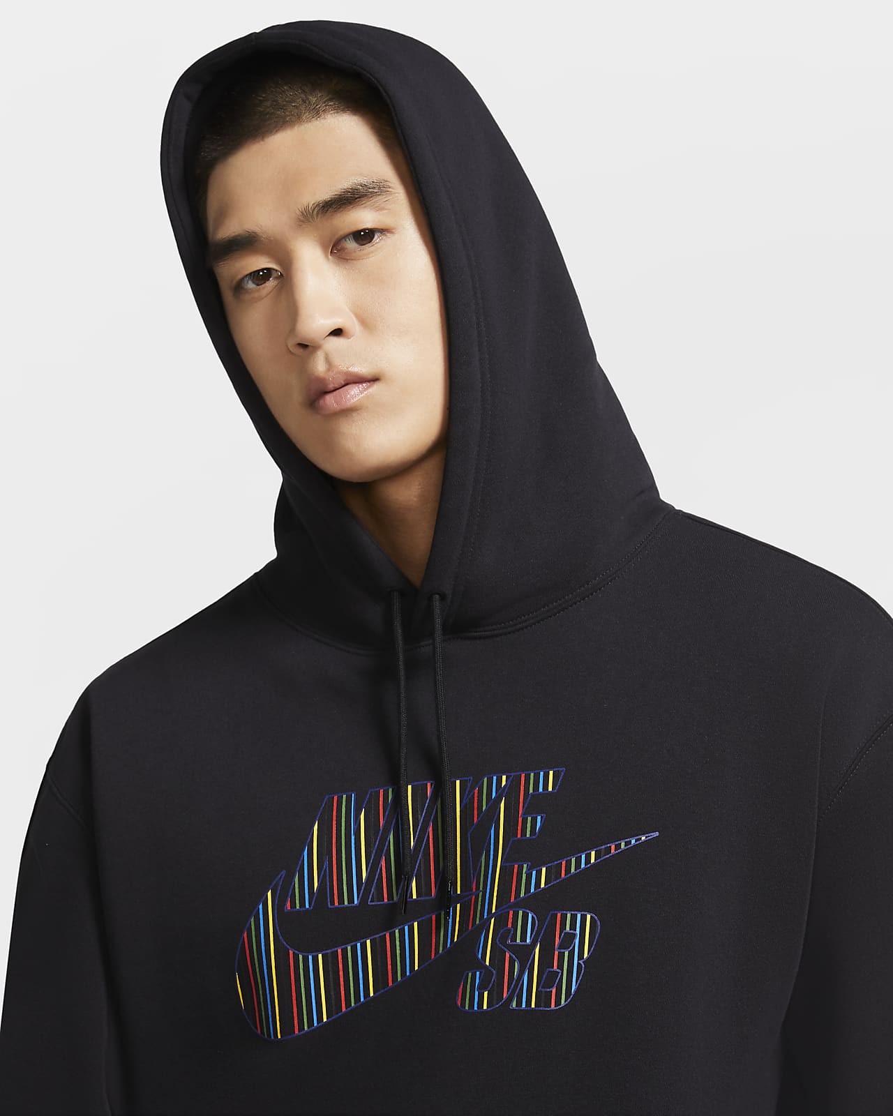 Nike SB stripete skatehettegenser til herre. Nike NO Nike SB skategenser med striper til herre. Nike NO