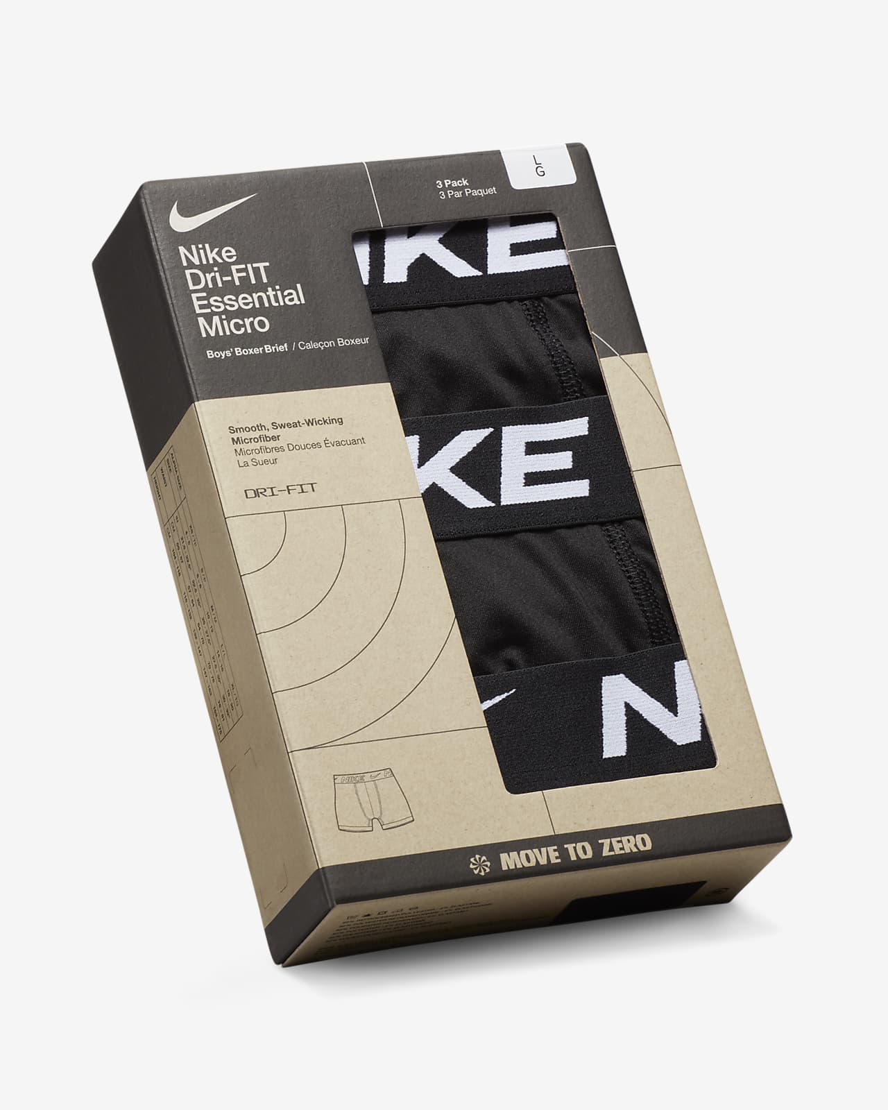 Caleçon Nike BOXER BRIEF 3PK 