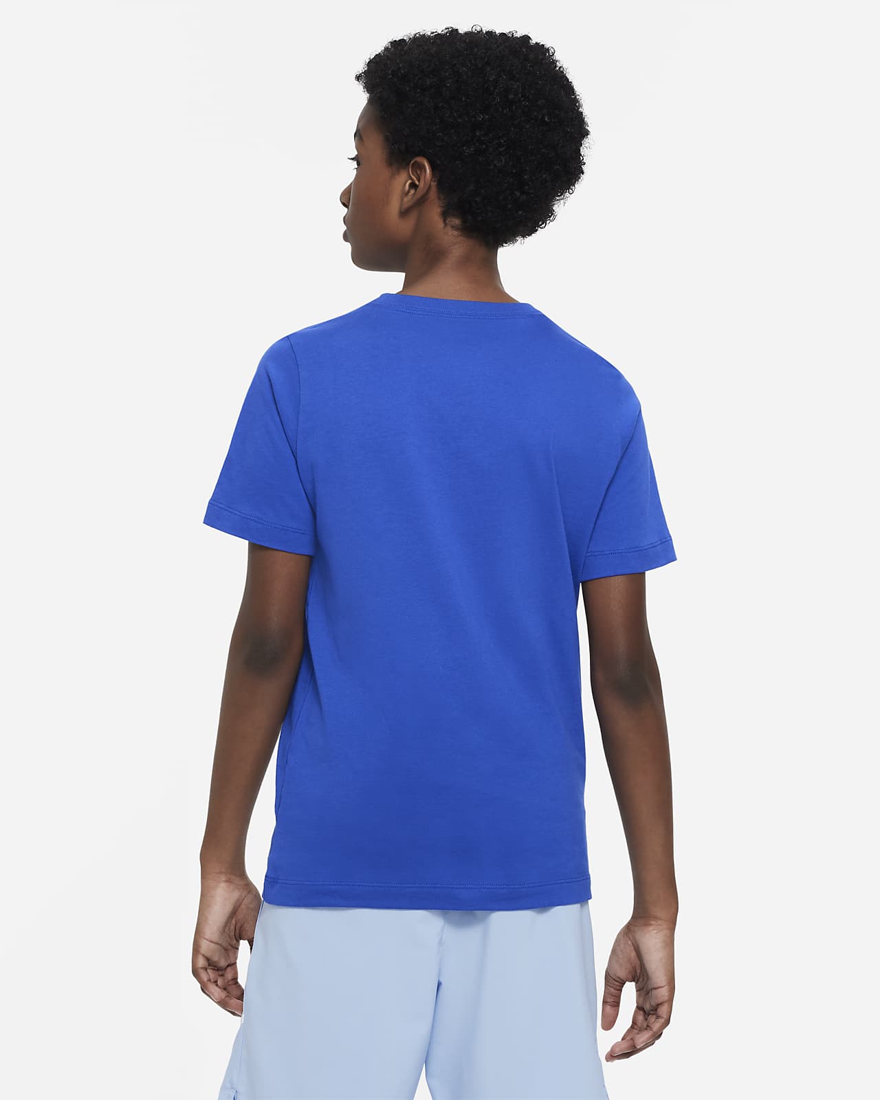 boys blue nike shirt