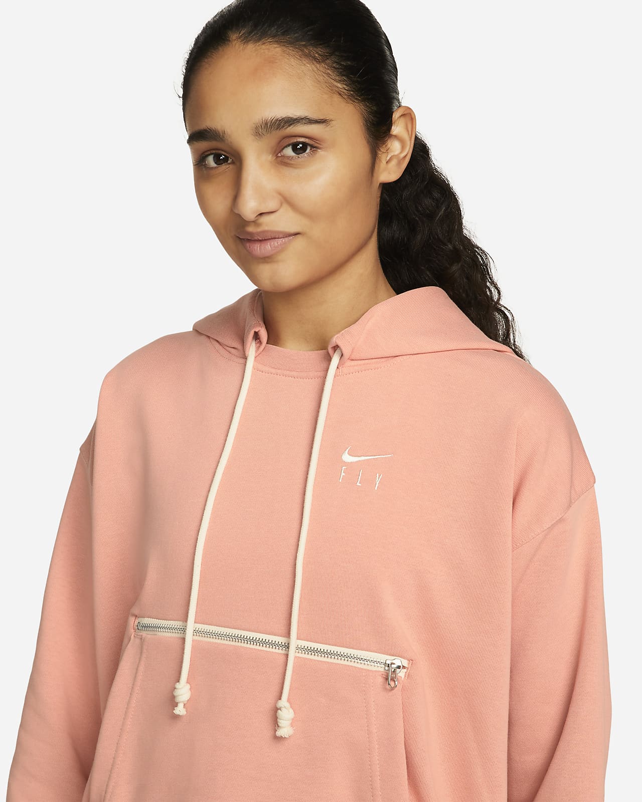 Nike Dri-FIT Swoosh Fly Standard Issue Sudadera con capucha de baloncesto -  Mujer. Nike ES