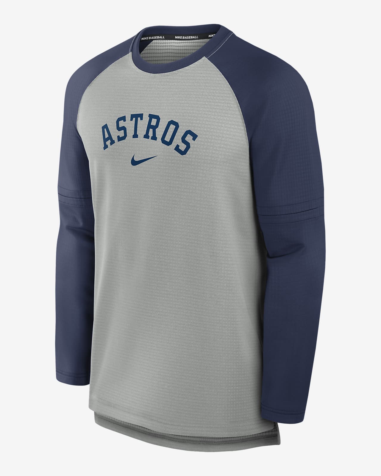 Houston Astros Authentic Collection Game Time Men's Nike Breathe MLB Long-Sleeve T-Shirt
