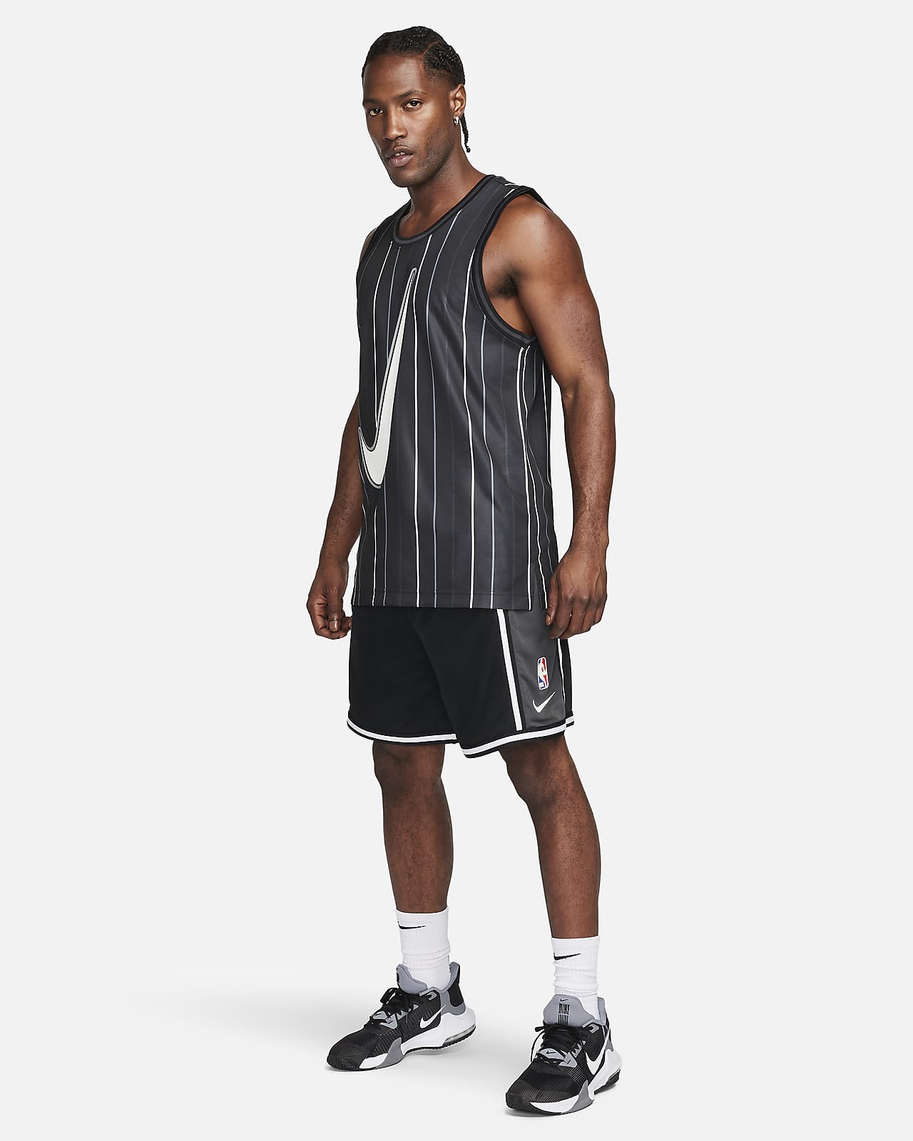 Nike Basketball NBA Brooklyn Nets Dri-FIT shorts in purple