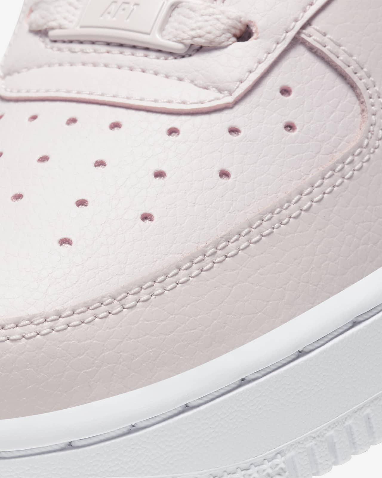 air force 1 07 barely rose irridescent white f