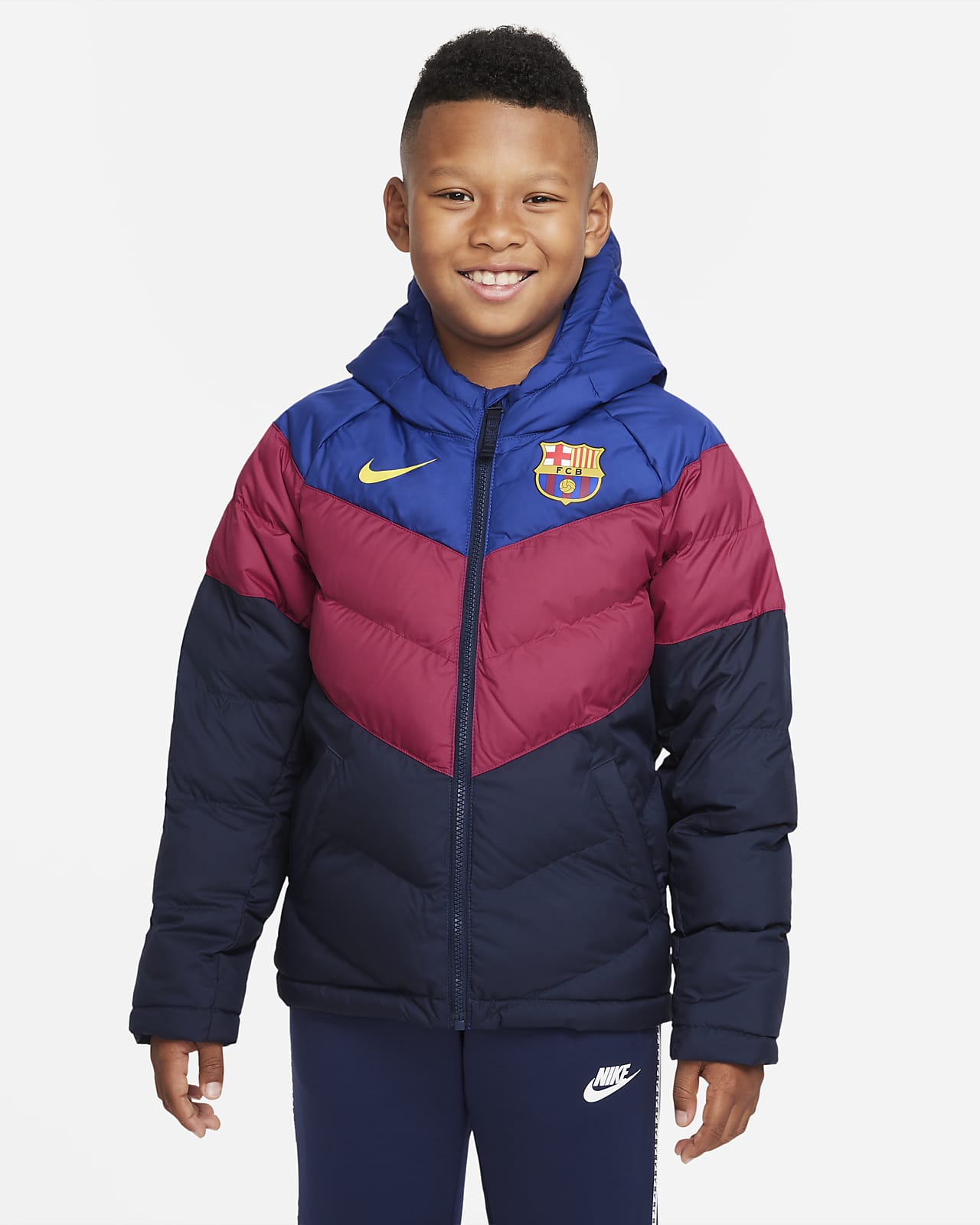Met pensioen gaan Van loterij FC Barcelona Big Kids' Synthetic-Fill Jacket. Nike.com
