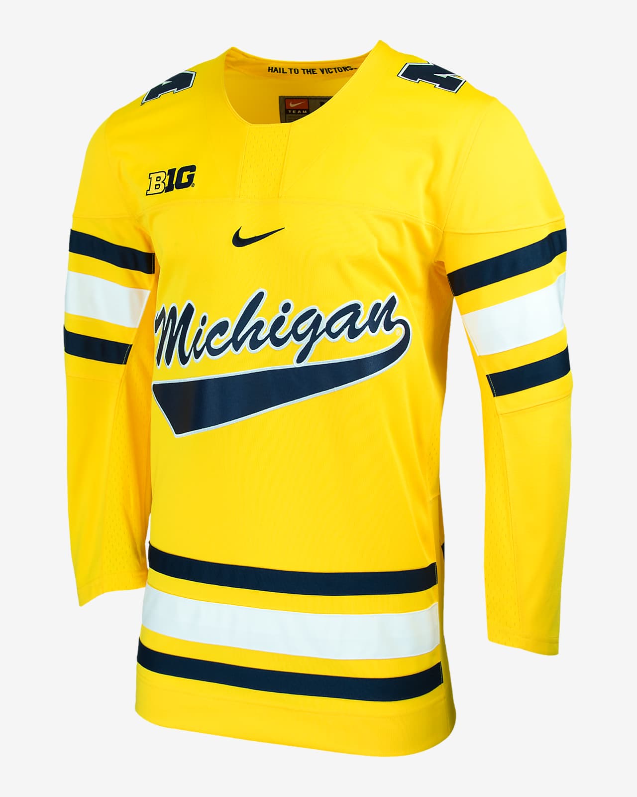 captura Serpiente bruja Jersey de hockey universitario Nike para hombre Michigan. Nike.com