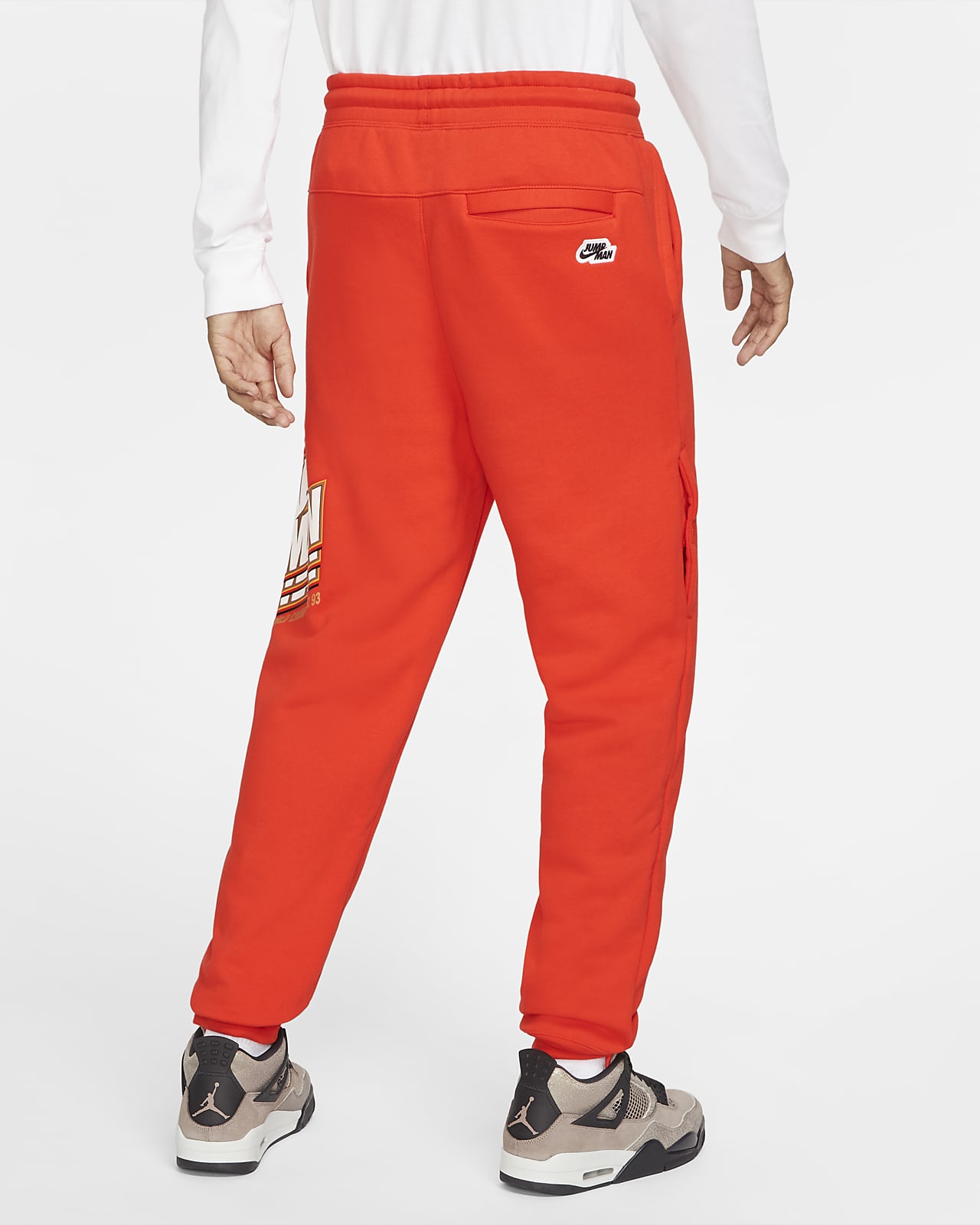 jordan men's jumpman red fleece pant