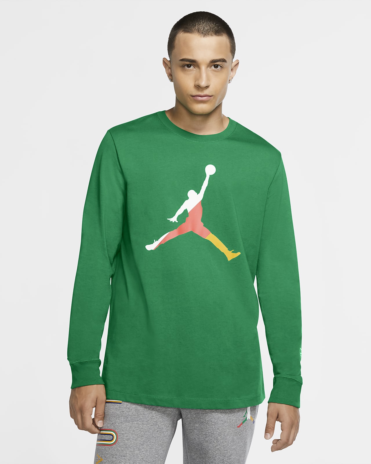 Jordan Sport DNA langermet genser med rund hals til herre Jordan Sport DNA langermet genser med rund hals til herre