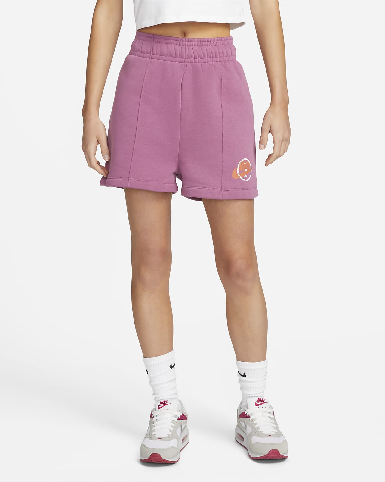 sweatpant shorts women's nike