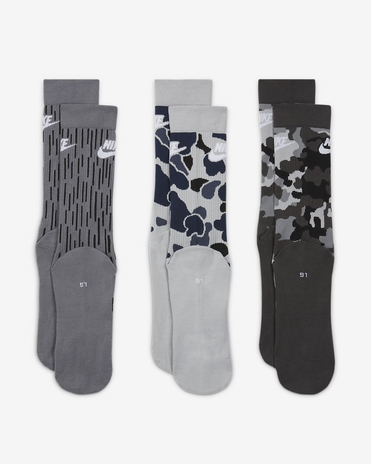 invierno tirano Casi Nike Everyday Essential Crew Socks (3 Pairs). Nike.com