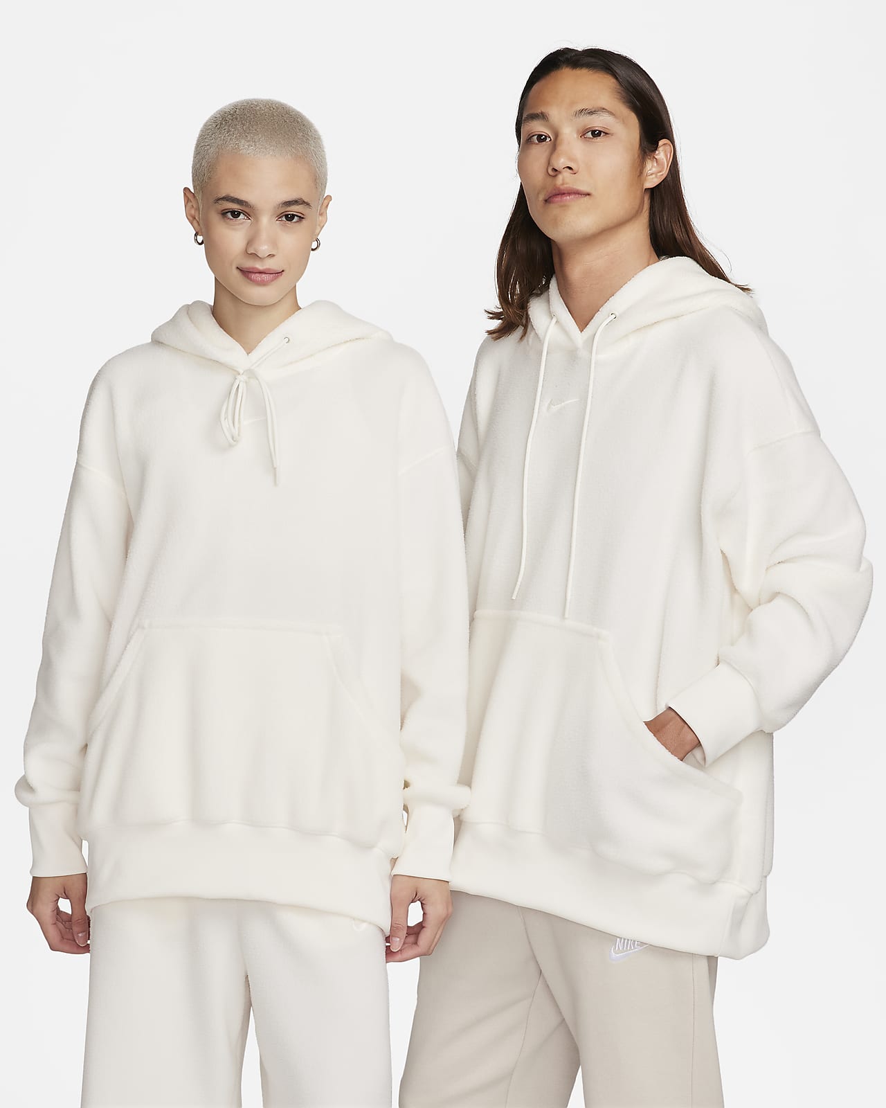Felpa pullover oversize con cappuccio Nike Sportswear Plush – Donna