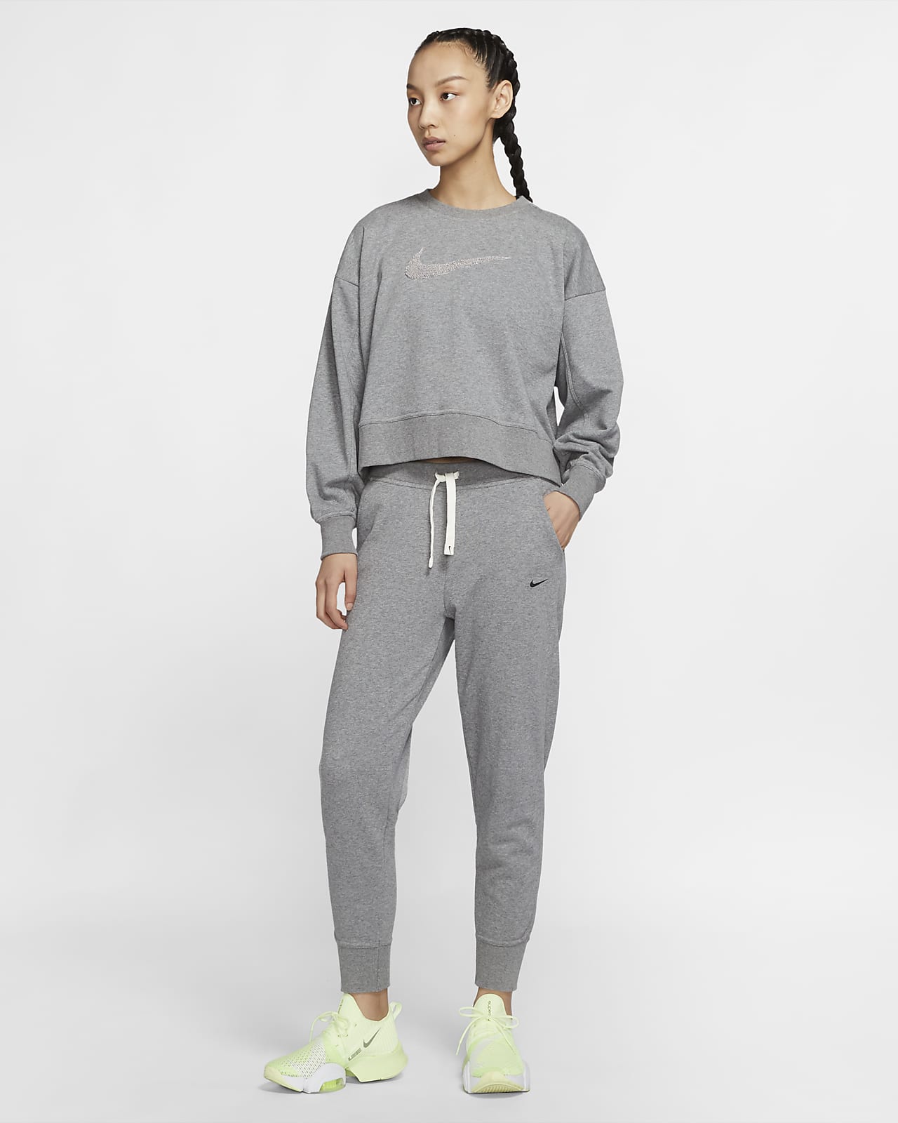 nike dry women's swoosh crew sweatshirt