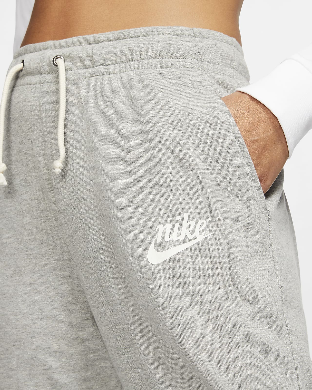 nike grey vintage sweatpants