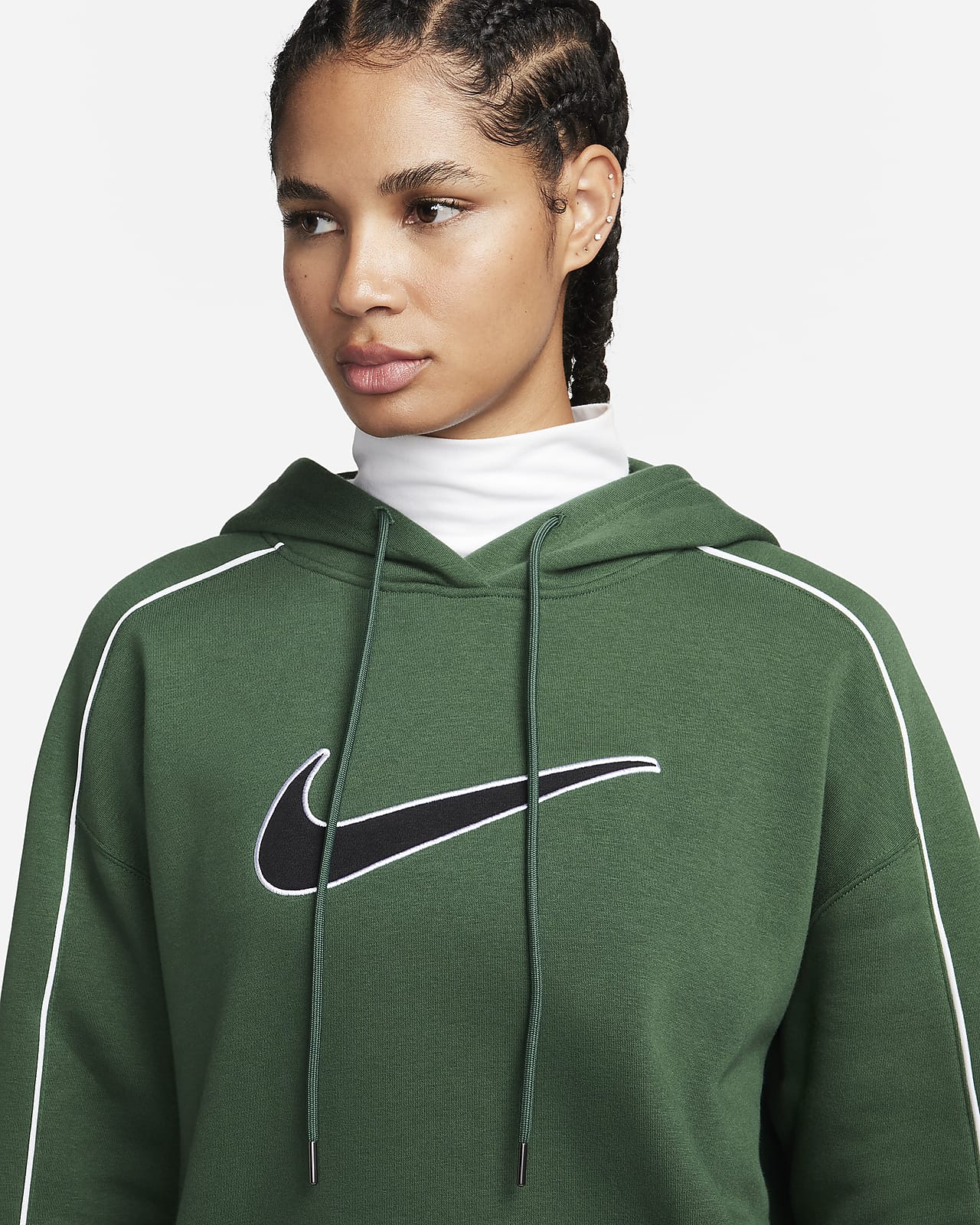 NIKE Nike Sportswear Women's Oversized Jersey Pullover Hoodie