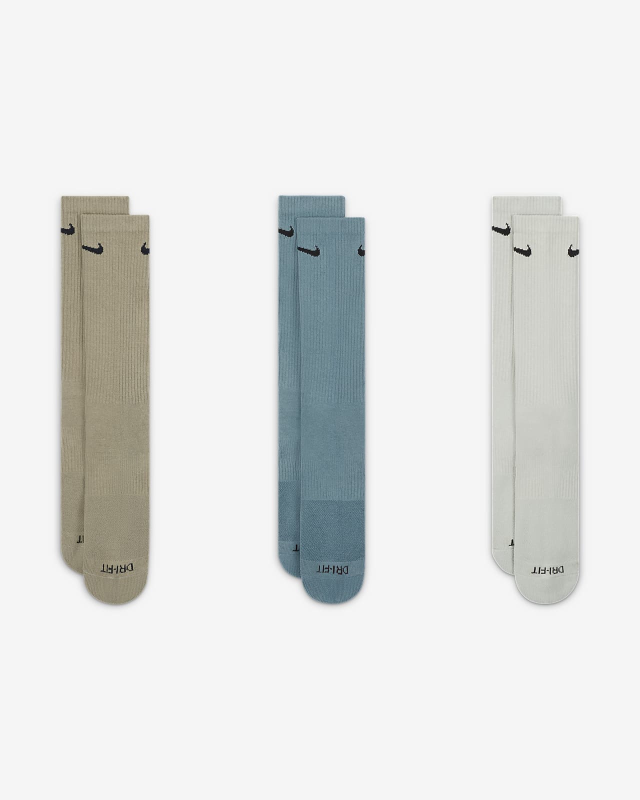 nike everyday training crew socks