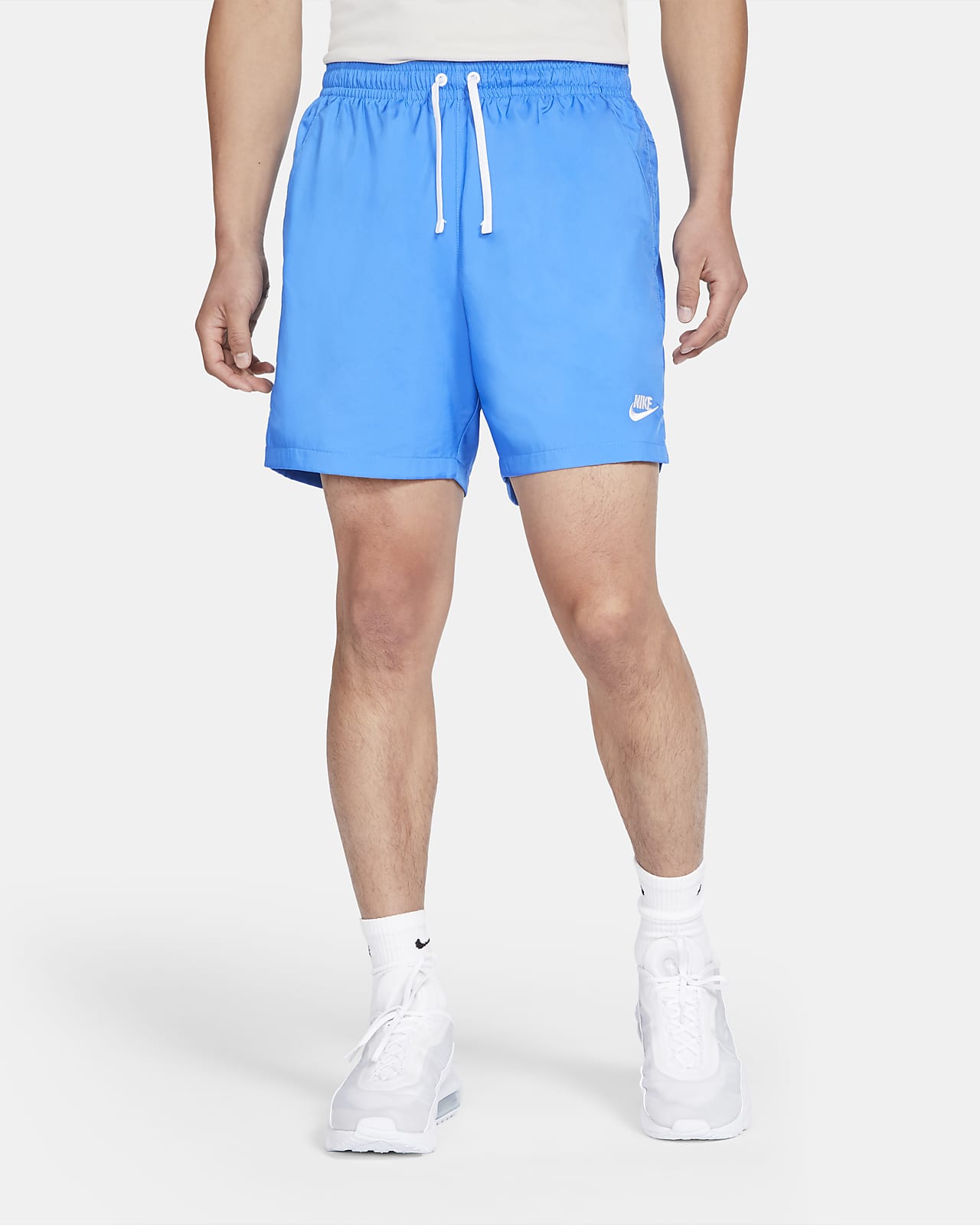 nike woven shorts pacific blue
