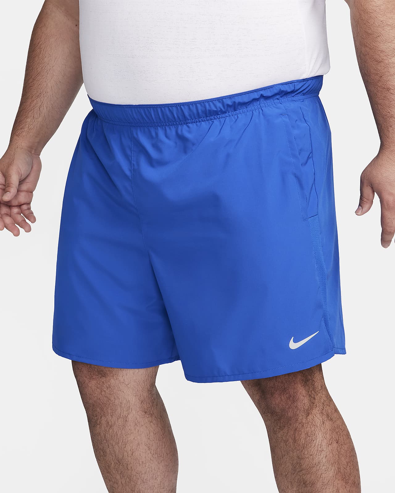 Mens Running Shorts, 7-Inch, 2-in-1, Long