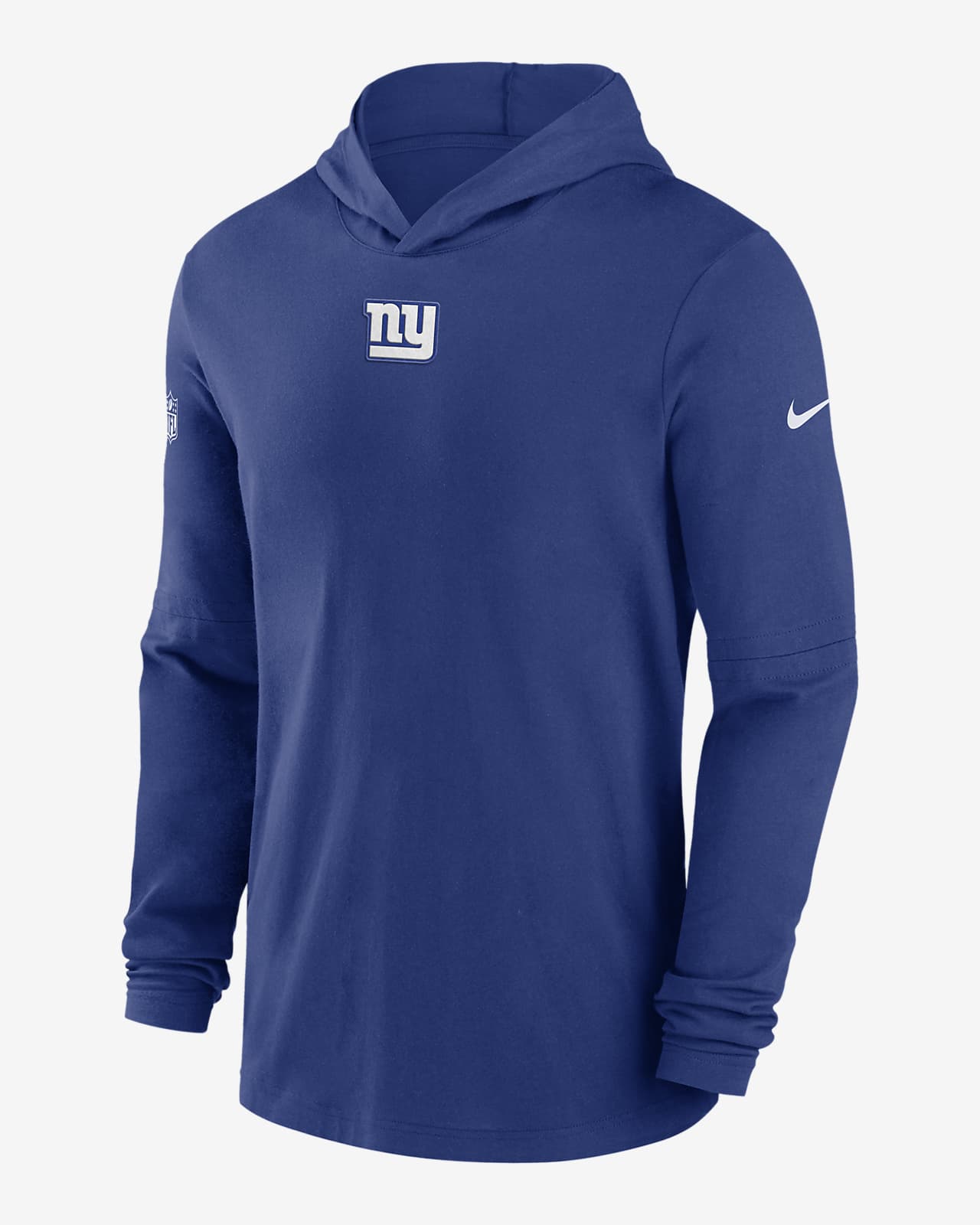 New York Giants Sideline Men's Nike Dri-FIT NFL Long-Sleeve Hooded Top. Nike .com