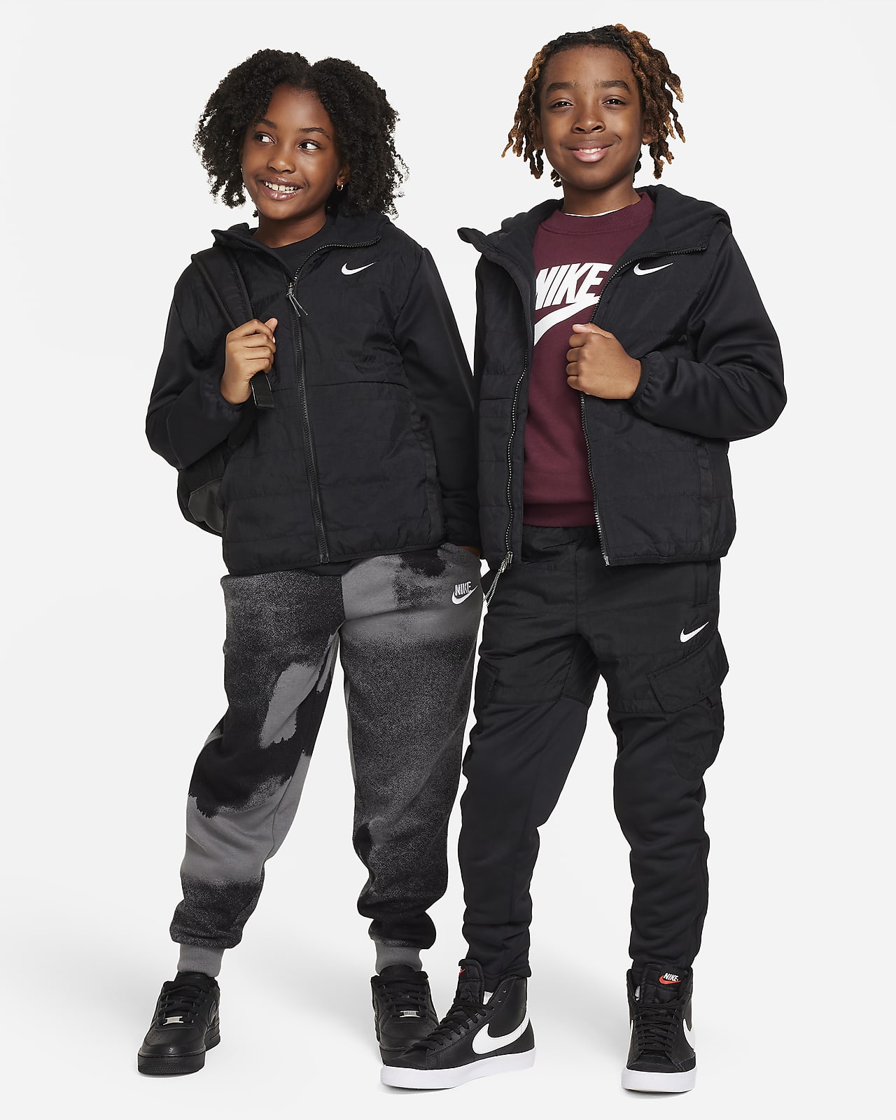 Nike Therma FIT Repel Outdoor Play Older Kids Fleece Winterized